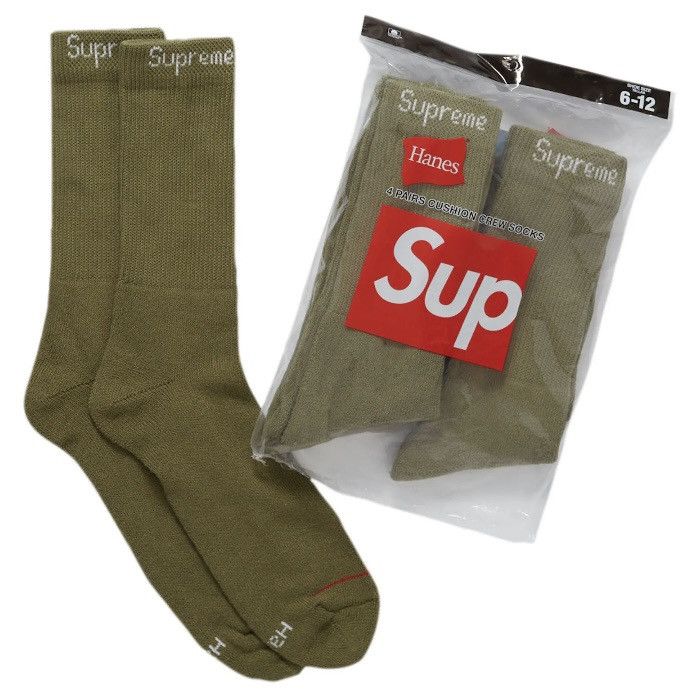 Supreme Supreme x Hanes Socks (4 colors) Size ONE SIZE - 2 Thumbnail