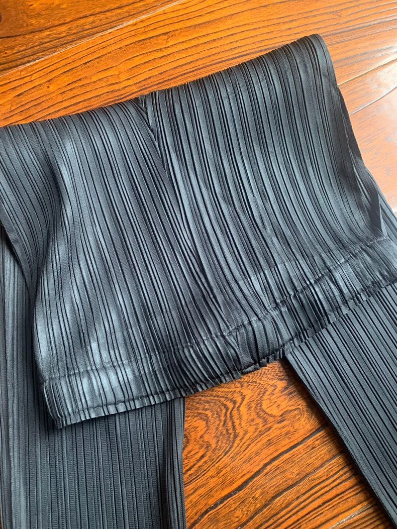 Issey Miyake issey miyake size:1 Grey narrow-leg pants 2505-Nextarrow Size 42" / US 20 - 5 Thumbnail