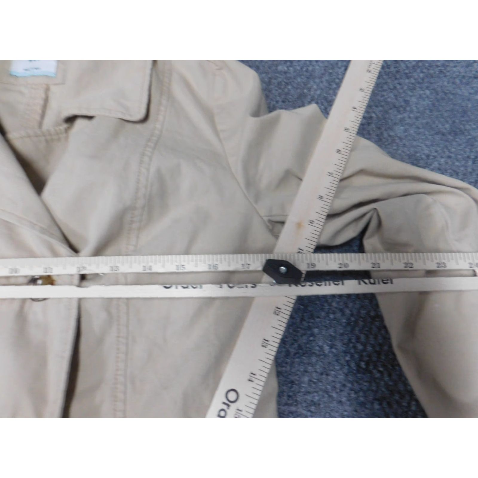 Old Navy Old Navy Jacket Womens Trench Coat Medium Beige Button Casual Winter Vintage: No Model na Size M Regular Women Collared Cotton Blend Knit Button Size M / US 6-8 / IT 42-44 - 5 Thumbnail