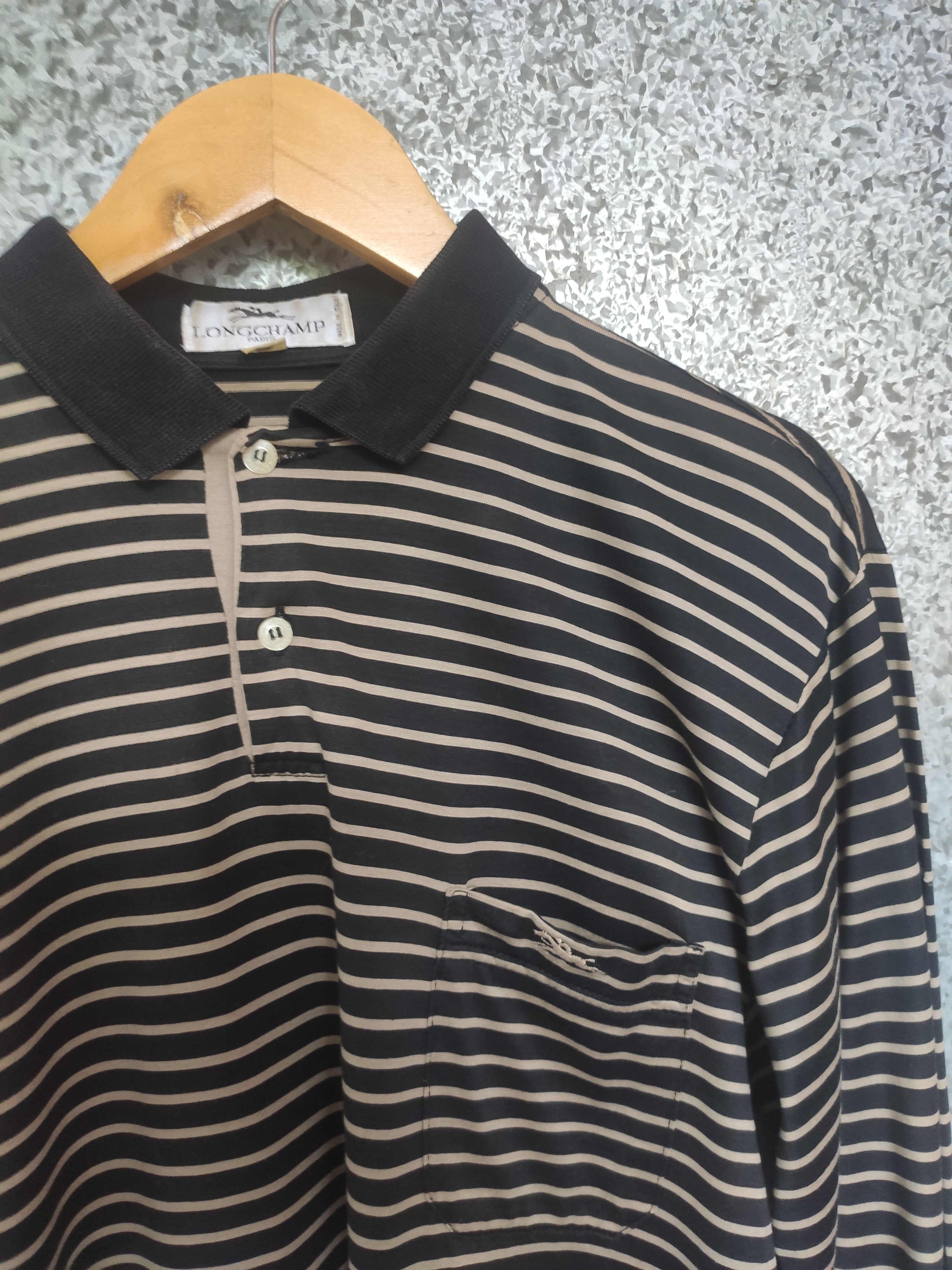 Longchamp 🔥 Vintage Longchamp long sleeve stripes Size US M / EU 48-50 / 2 - 2 Thumbnail