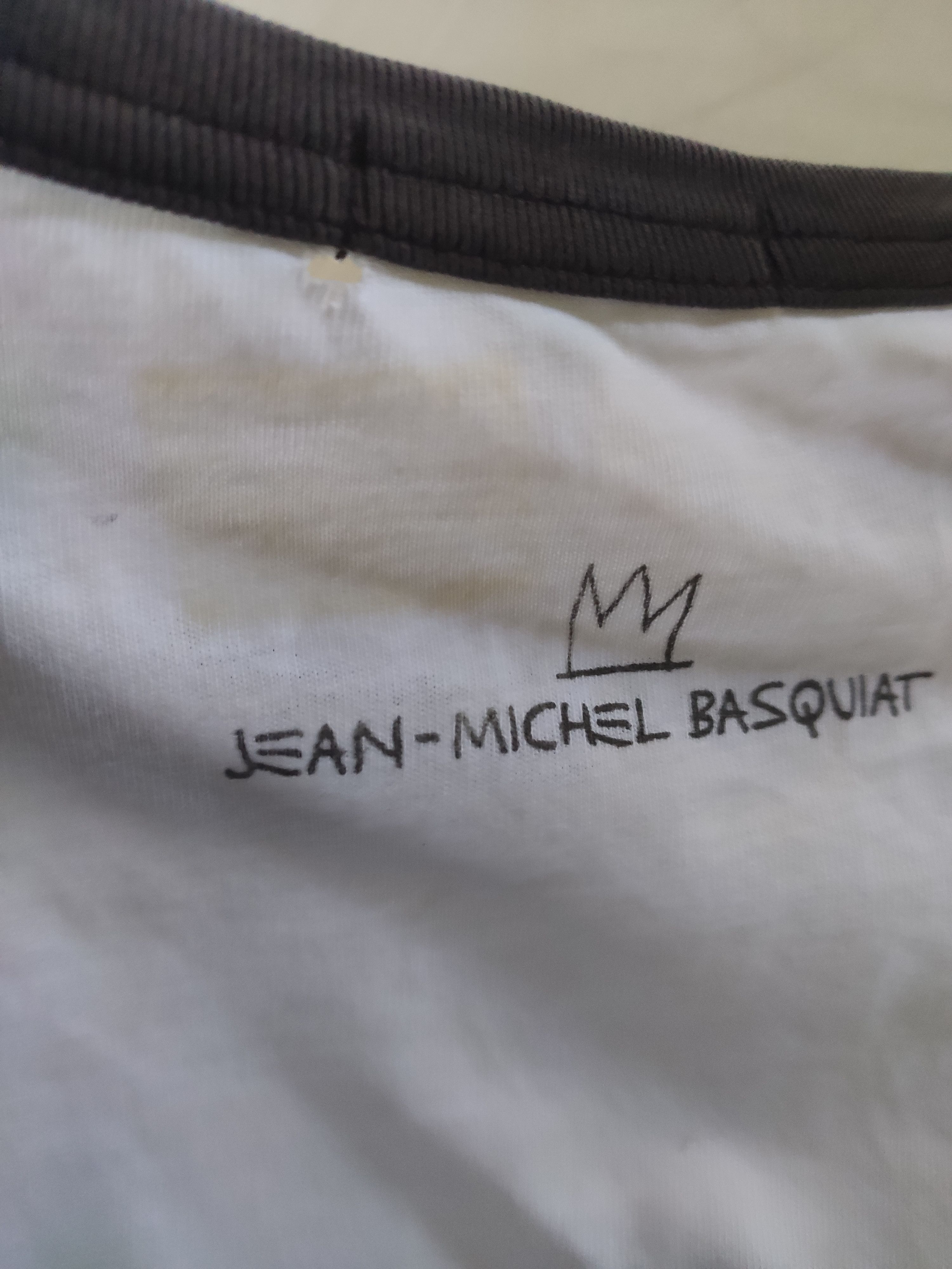 Hypebeast × Jean-Michel Basquiat Jean Michel Basquiat Ringer Tee Pop Art Size US XL / EU 56 / 4 - 13 Thumbnail