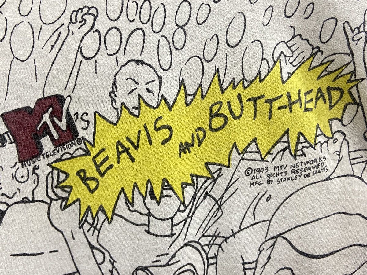 Band Tees × Vintage Vintage 90s Beavis and Butt-head MTV rock OVP Band TShirt Size US L / EU 52-54 / 3 - 4 Thumbnail