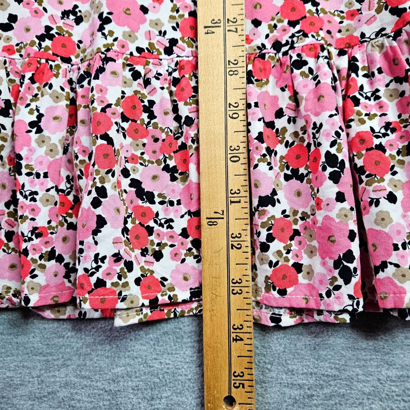 Tommy Hilfiger Tommy Hilfiger Dress Women’s Small Pink Floral Tiered Ruffle Boho Dress Floral Pattern Pink Varsity A-Line Women S Small Cap Sleeve Not Available Size S / US 4 / IT 40 - 4 Thumbnail