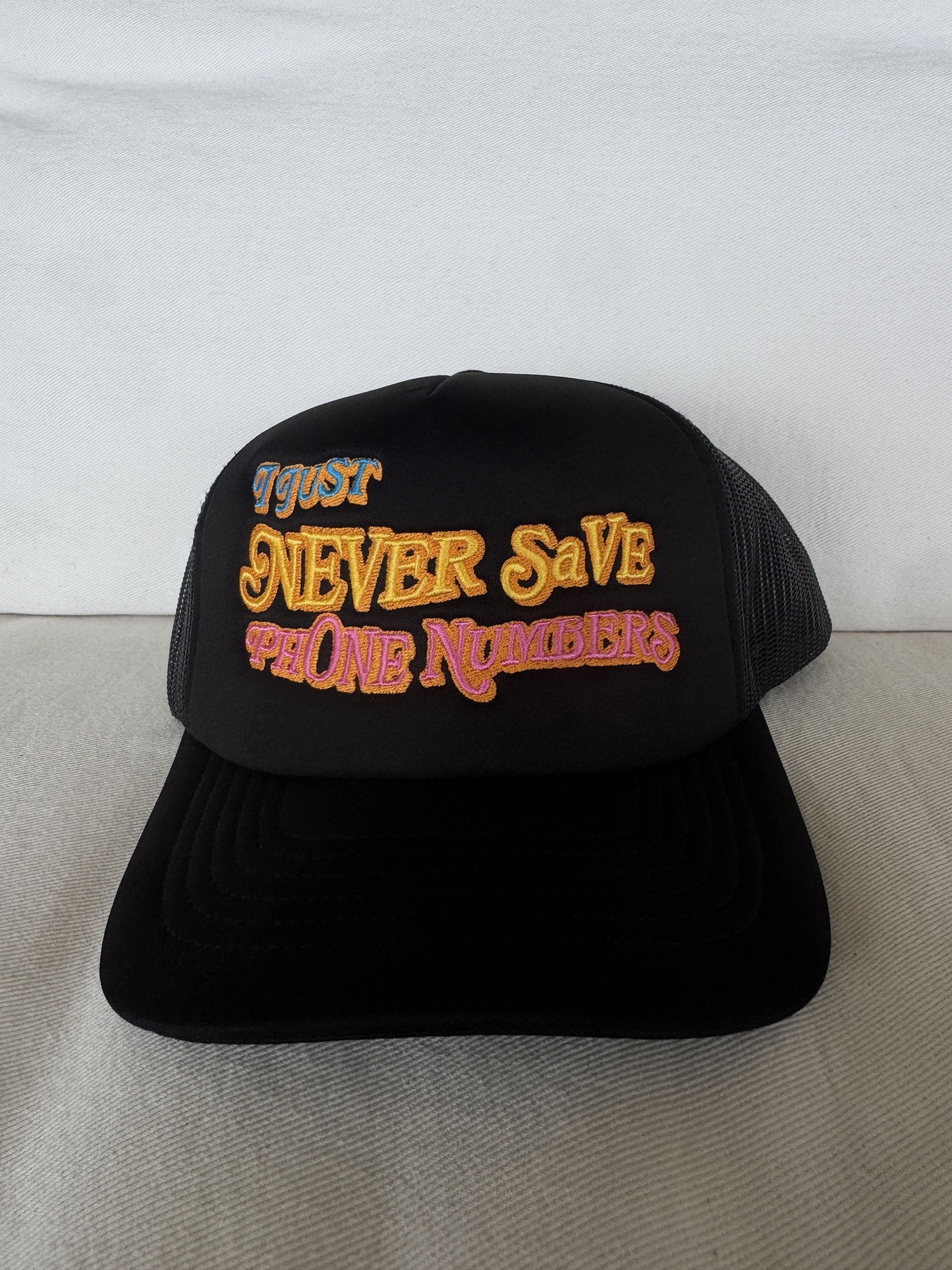 John Geiger 'Phone Numbers' Trucker Hat Size ONE SIZE - 1 Thumbnail