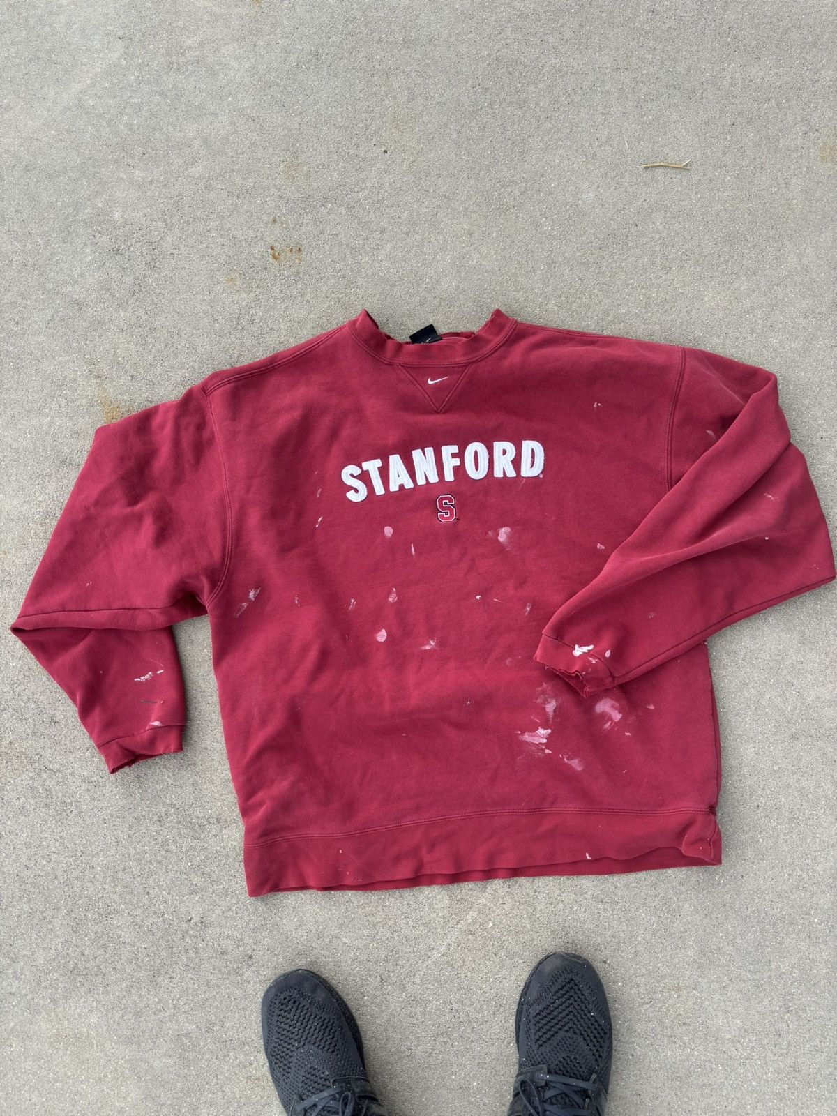 Japanese Brand × Nike × Vintage Vintage Nike Stanford Sweatshirt Size US XL / EU 56 / 4 - 1 Thumbnail