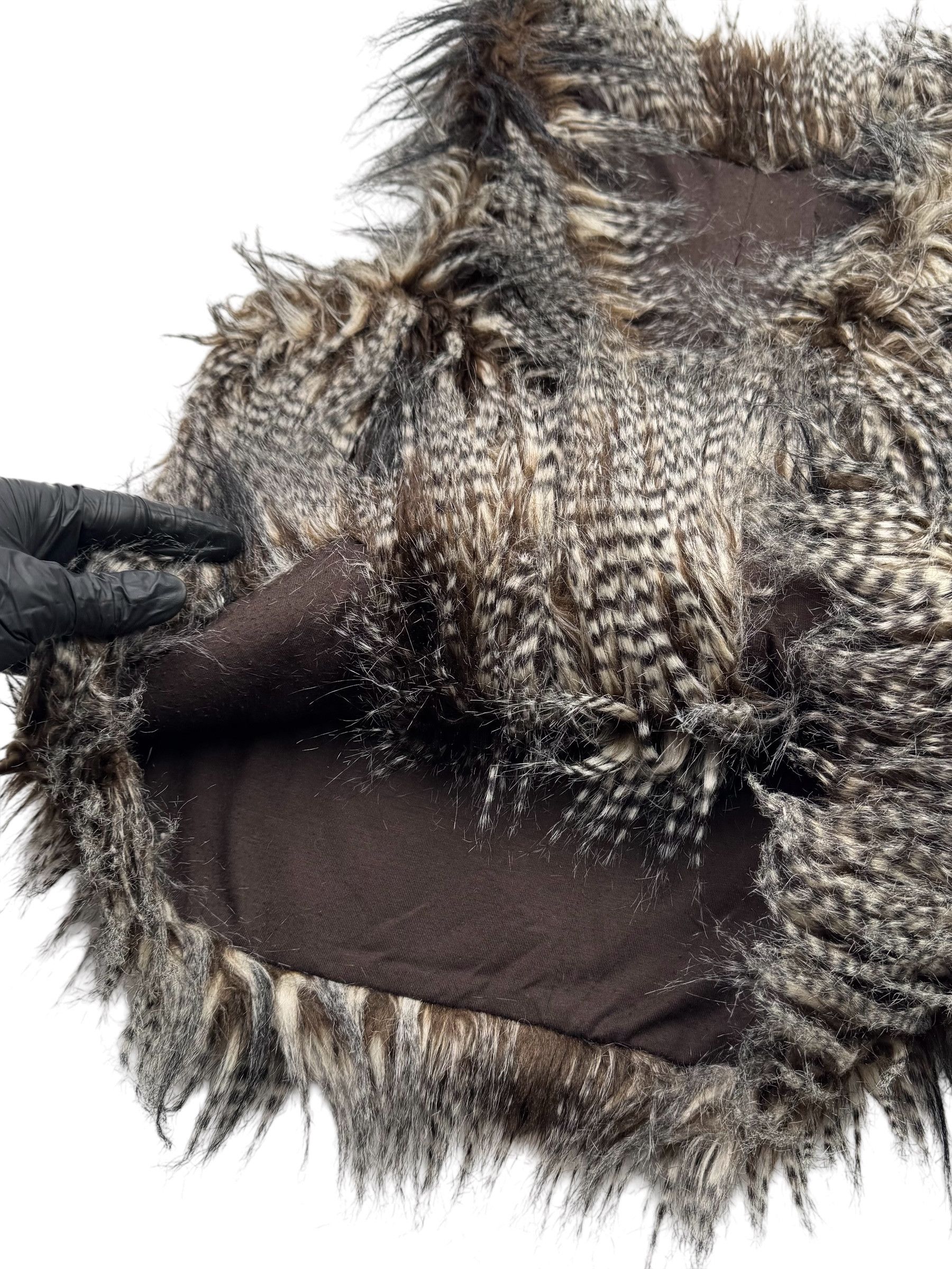 Japanese Brand Vintage Faux Fur Vest W78(V9) Size S / US 4 / IT 40 - 3 Thumbnail