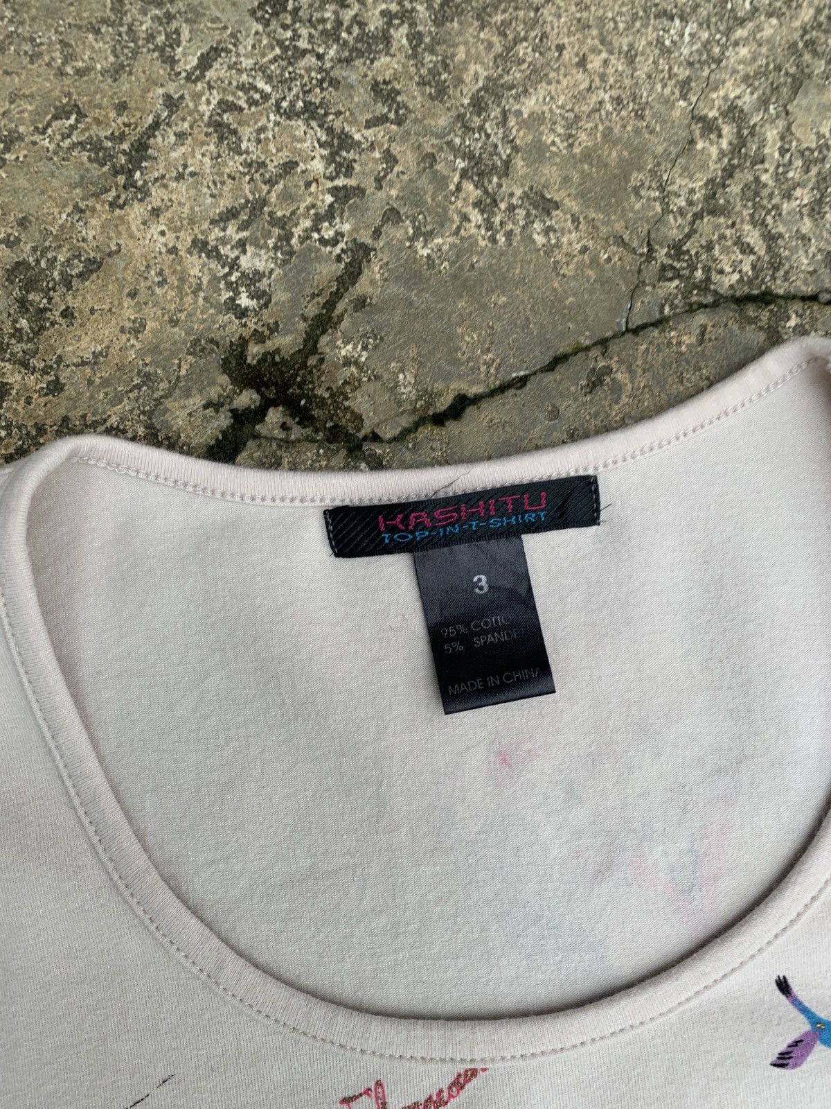 Japanese Brand y2k Kashitu Girl Behaviour Graphic Beady Top Size M / US 6-8 / IT 42-44 - 8 Thumbnail