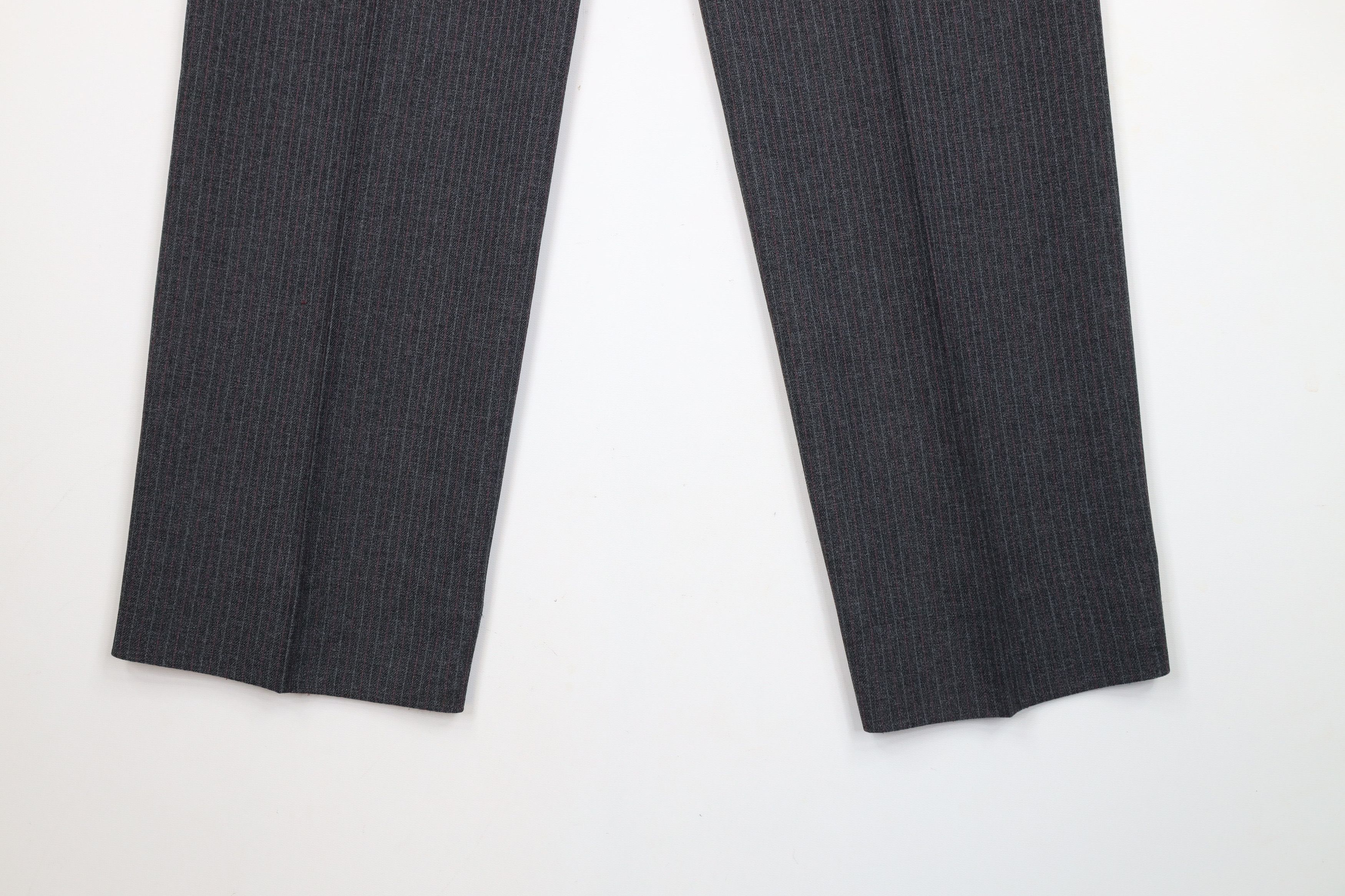 Vintage Vintage 70s Streetwear Wool Striped 2 Piece Wedding Suit Size 40R - 20 Thumbnail