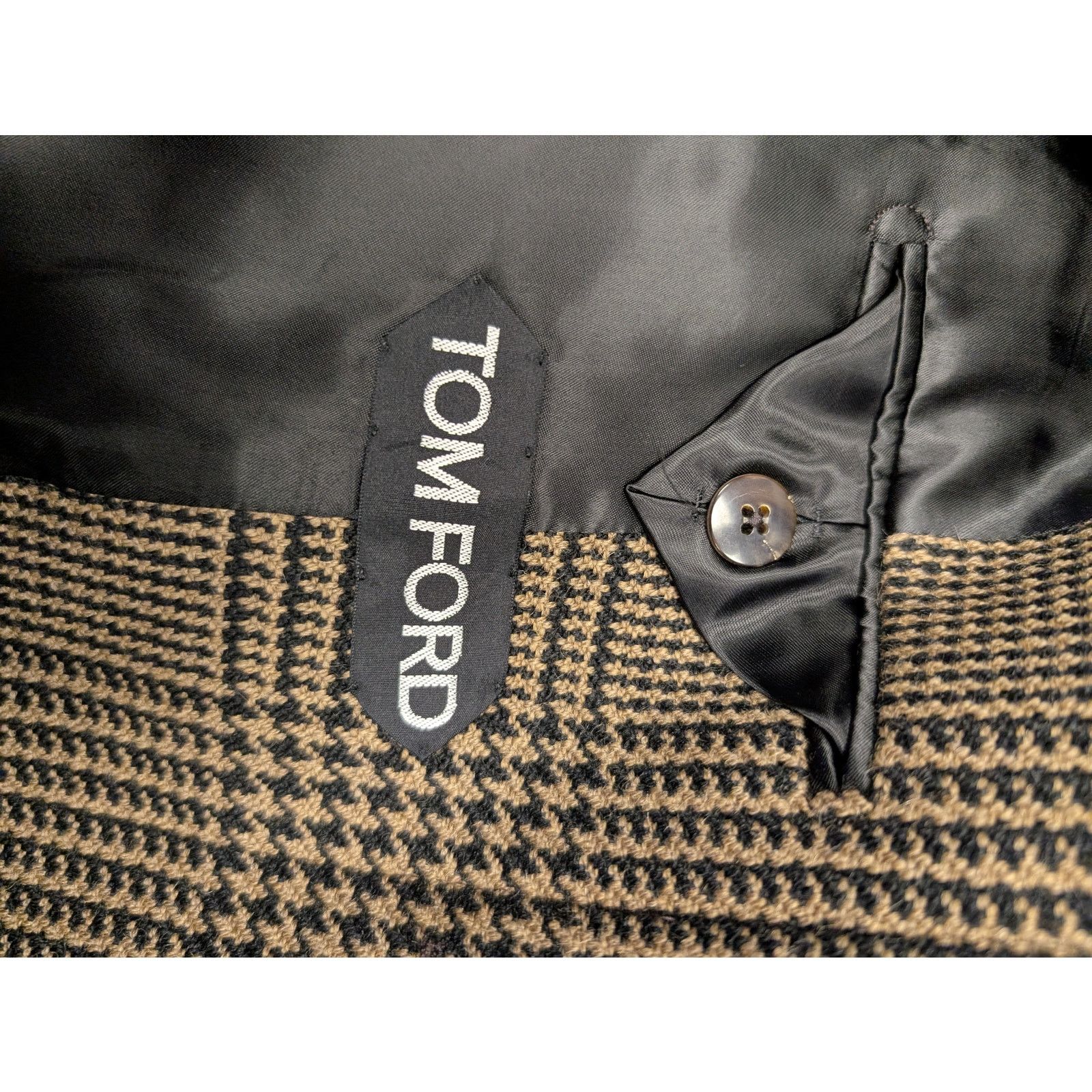Tom Ford o1rshd1 Cappotto Overcoat in Brown Size US M / EU 48-50 / 2 - 18 Thumbnail