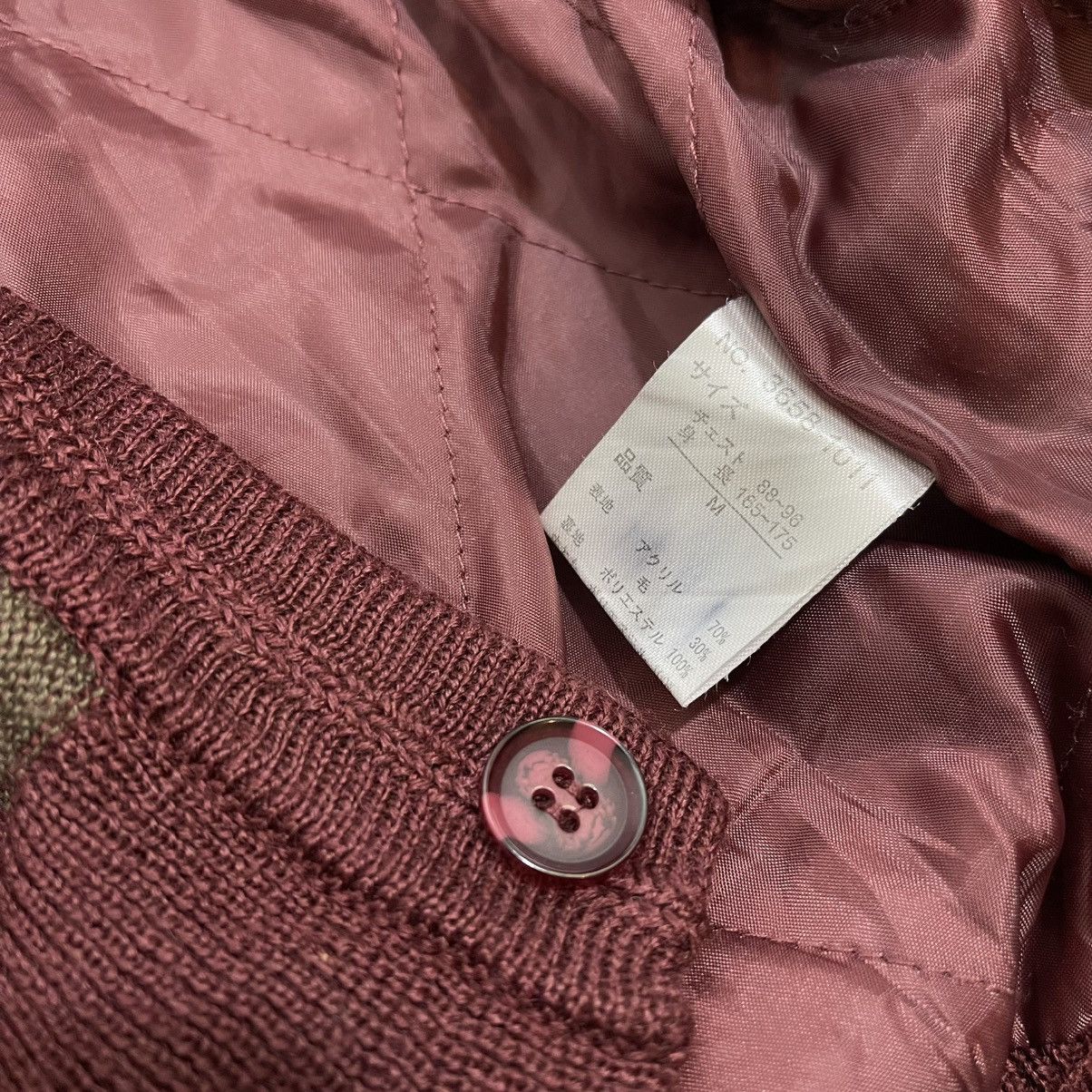 Lindbergh Lindbergh Vintage Burgundy Cardigan Size US M / EU 48-50 / 2 - 7 Thumbnail