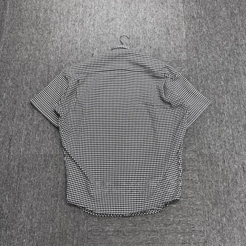 Balenciaga Balenciaga Houndstooth Short Sleeve Shirt Size XS / US 0-2 / IT 36-38 - 5 Thumbnail