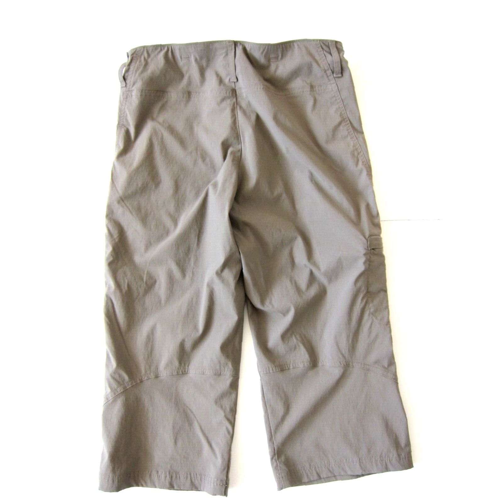 Merrell Merrell Grey Nylon Stretch Hike Travel Lightweight Pocket Cargo Crop Pant 10 Women Pants Cropped 10 Gray Hiking Accessories Size 32" / US 10 / IT 46 - 2 Thumbnail
