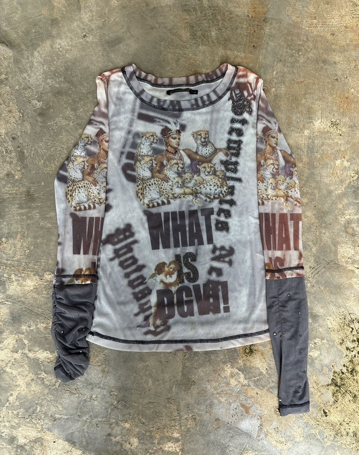 Hysteric Glamour Y2k Jjajoagse Ifwixwasnine Punk Style Longsleeve Size L / US 10 / IT 46 - 1 Thumbnail