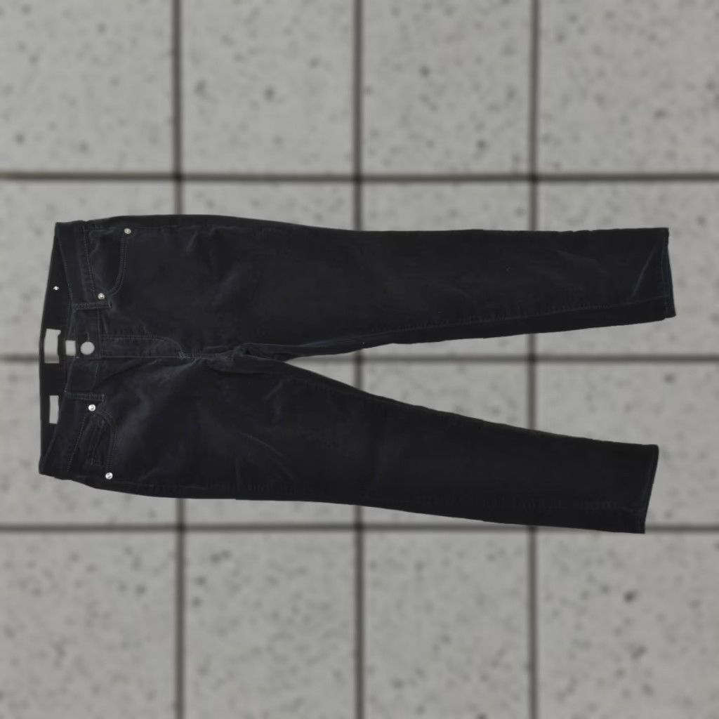 Loft LOFT Outlet Modern Skinny Corduroy Pants Women's 6P Petite Black Cotton Stretch Slim & Stretch Size 28" / US 6 / IT 42 - 1 Thumbnail