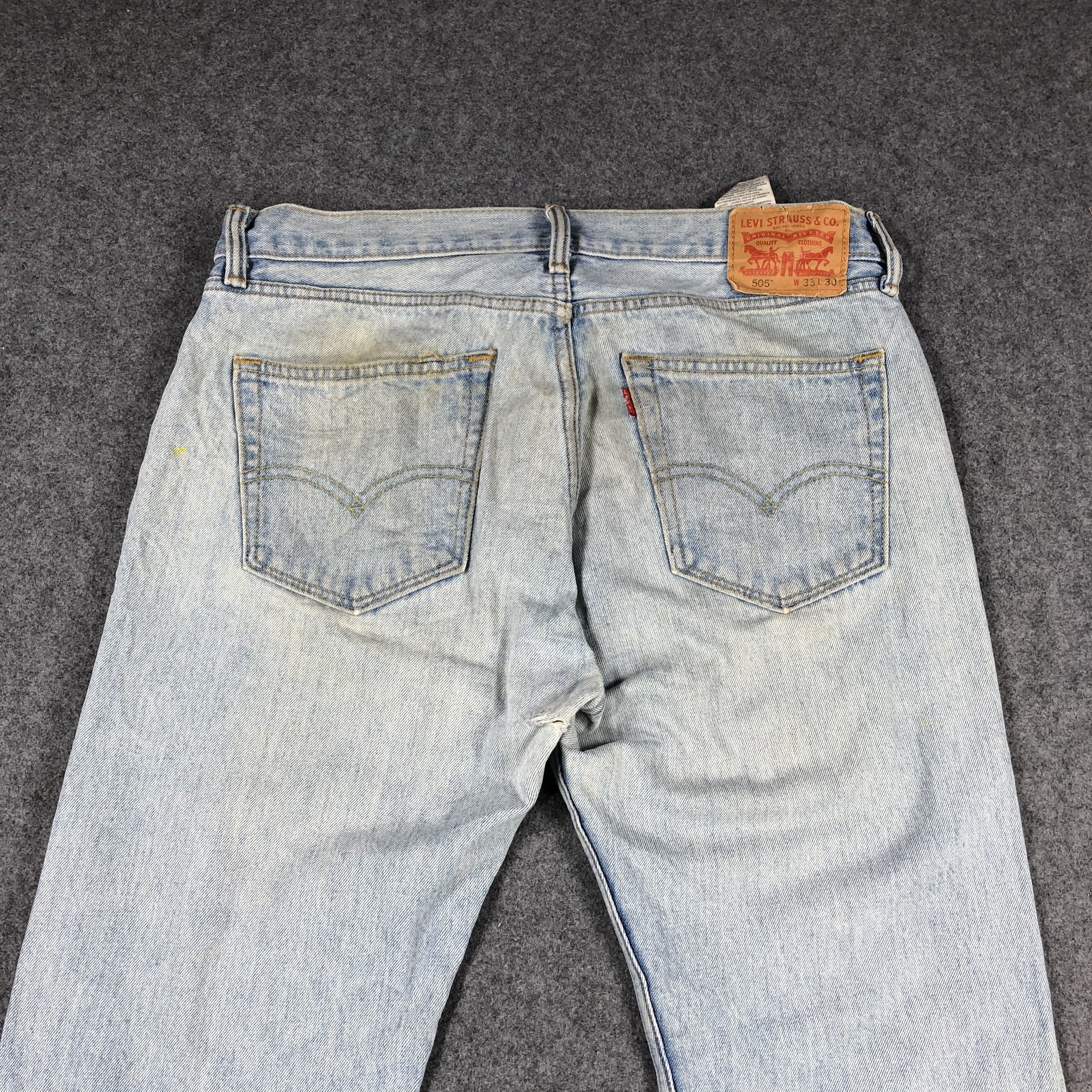 Levi's × Vintage Vintage Levis Jeans Lot 505-JM700 Size US 35 - 6 Thumbnail