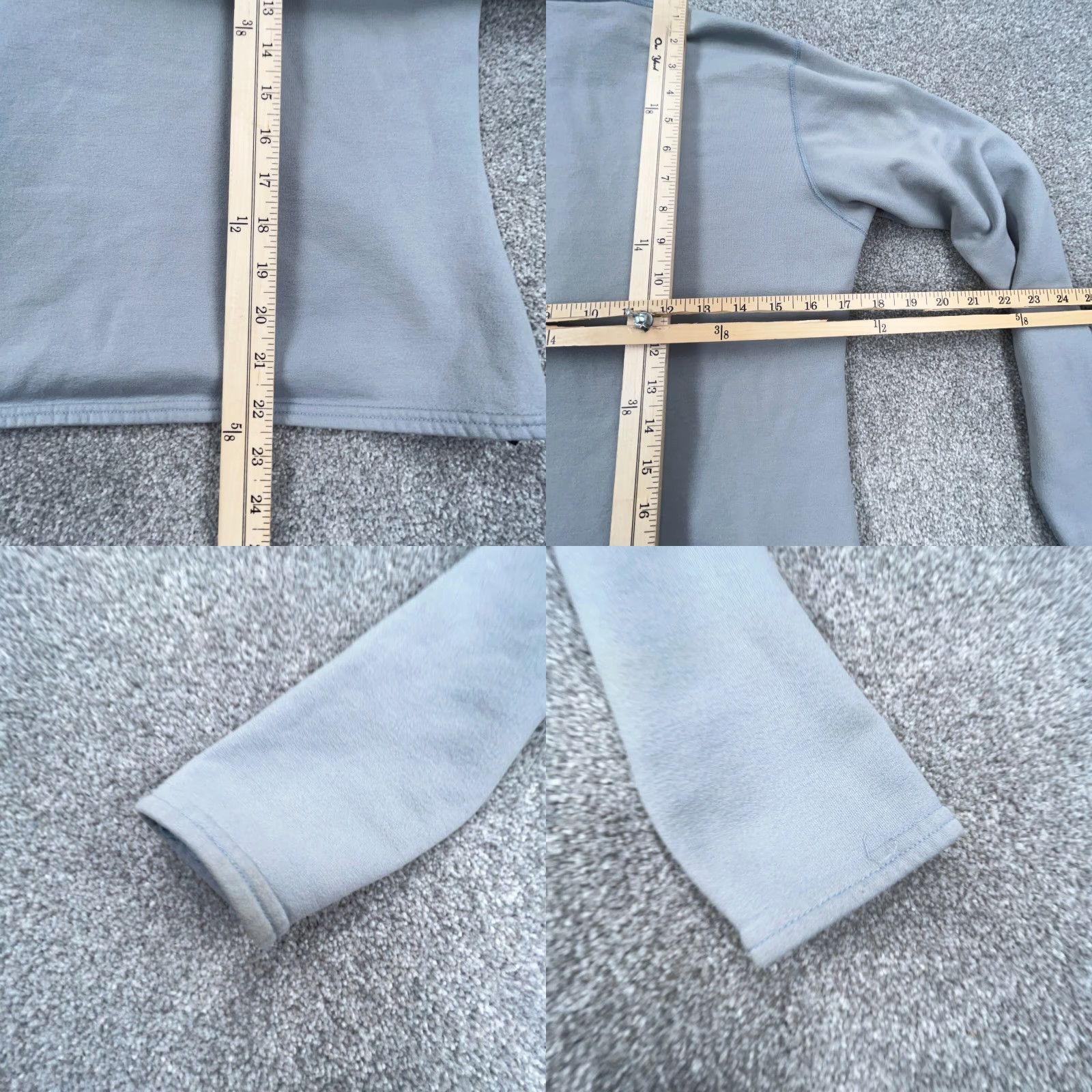 Mountain Hardwear VINTAGE Mountain Hardwear Sweater Women M Gray Pullover 1/4 Zip Logo Embroidered Zipper All Seasons Size M / US 6-8 / IT 42-44 - 8 Thumbnail