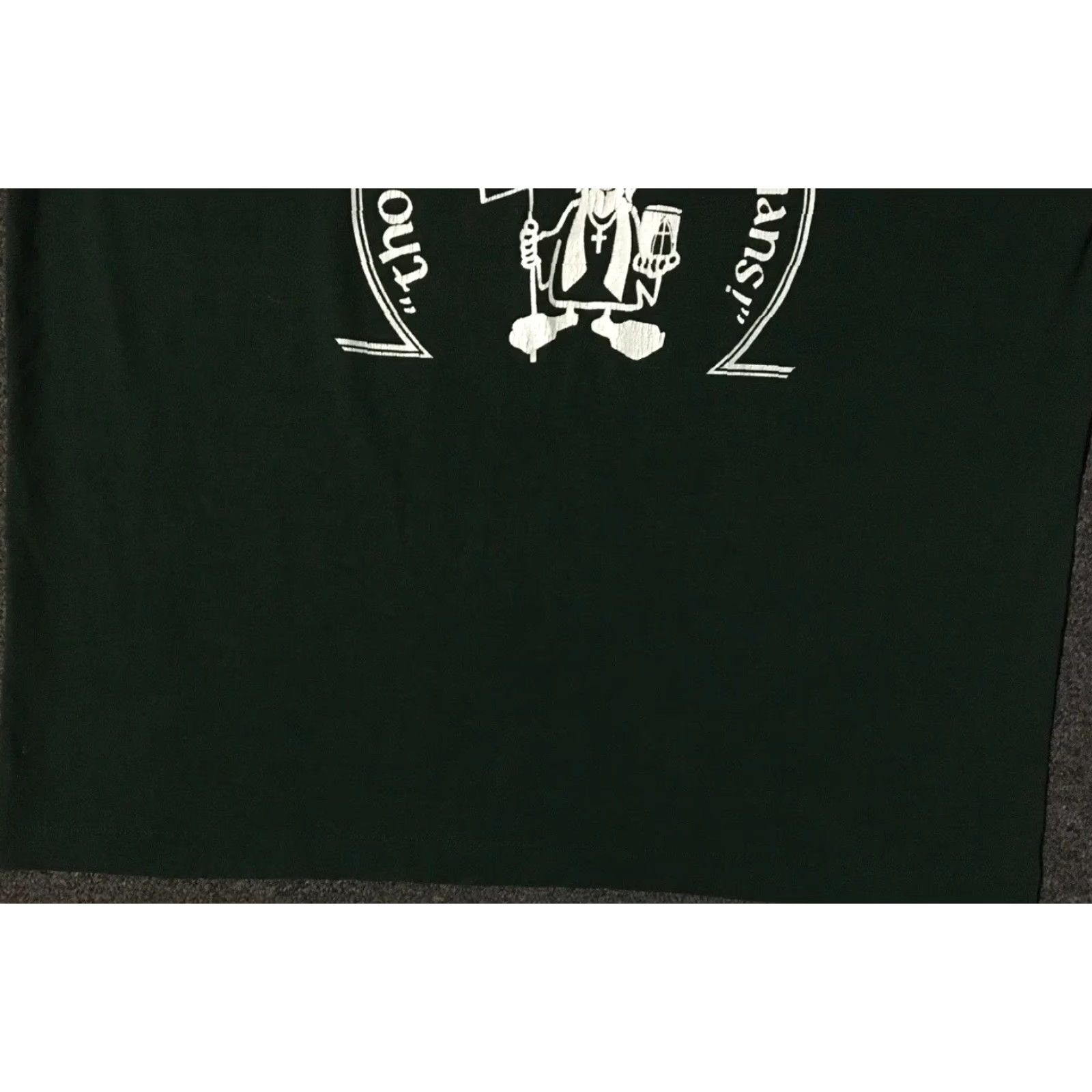 Vintage VINTAGE 90s Im A Crazy Episcopalian Faded Shirt L XL God Religion Jesus Funny Grunge Shirt Mens Green Size US L / EU 52-54 / 3 - 4 Thumbnail