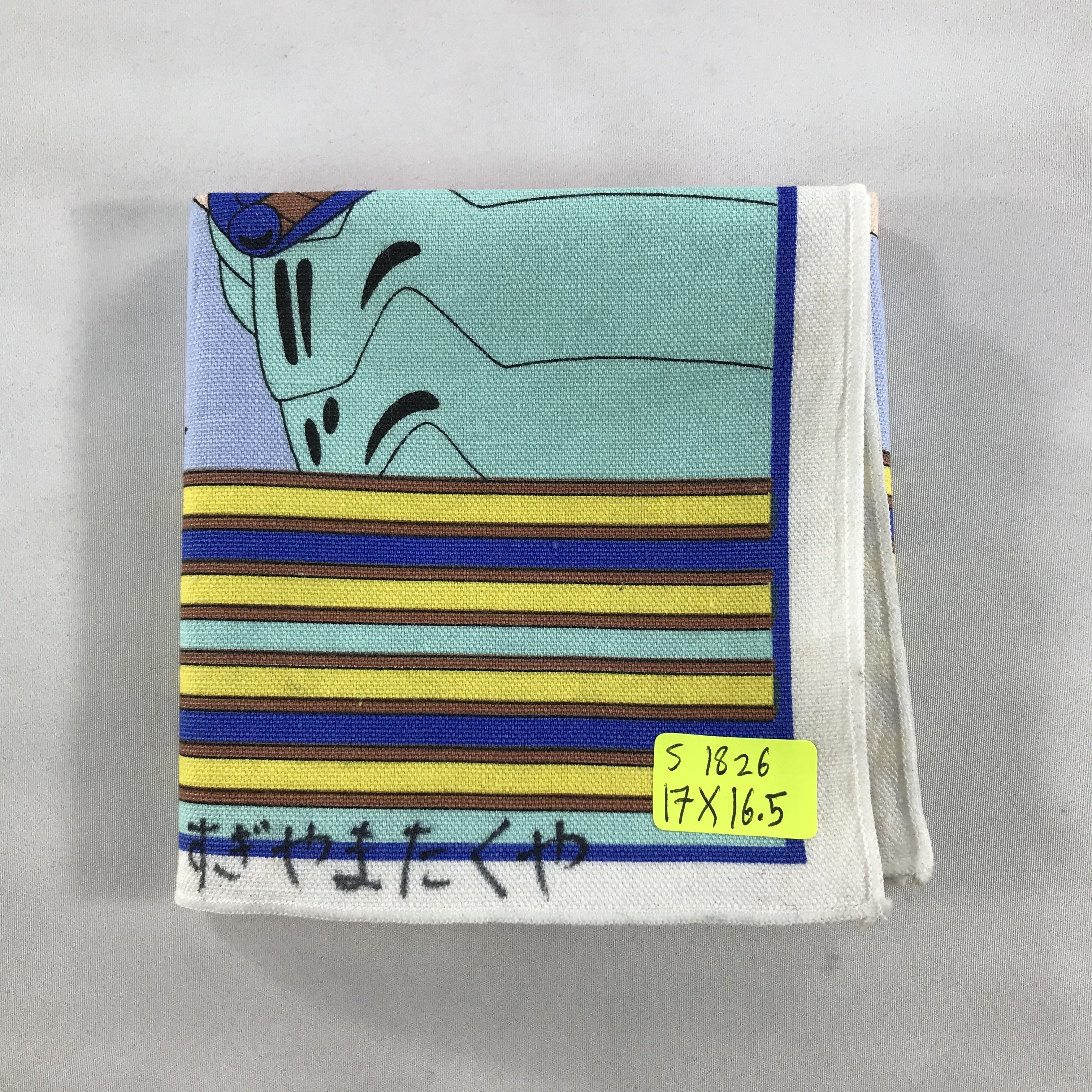 Anime × Vintage Vintage Anime Bandana / Handkerchief / Neckerchief - S1826 Size ONE SIZE - 4 Thumbnail