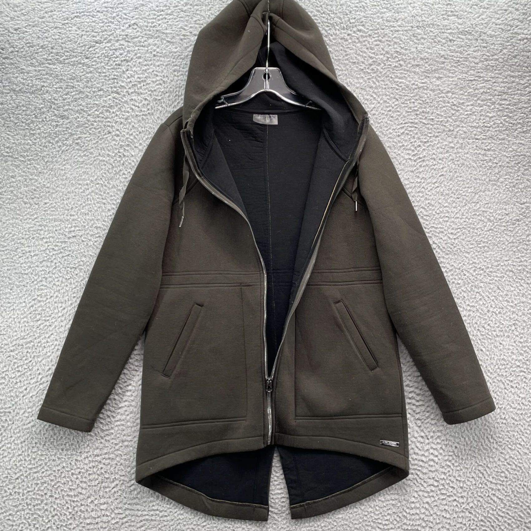 Betsey Johnson Performance Jacket Women Med Green Structured Outdoor Athleisure Jacket