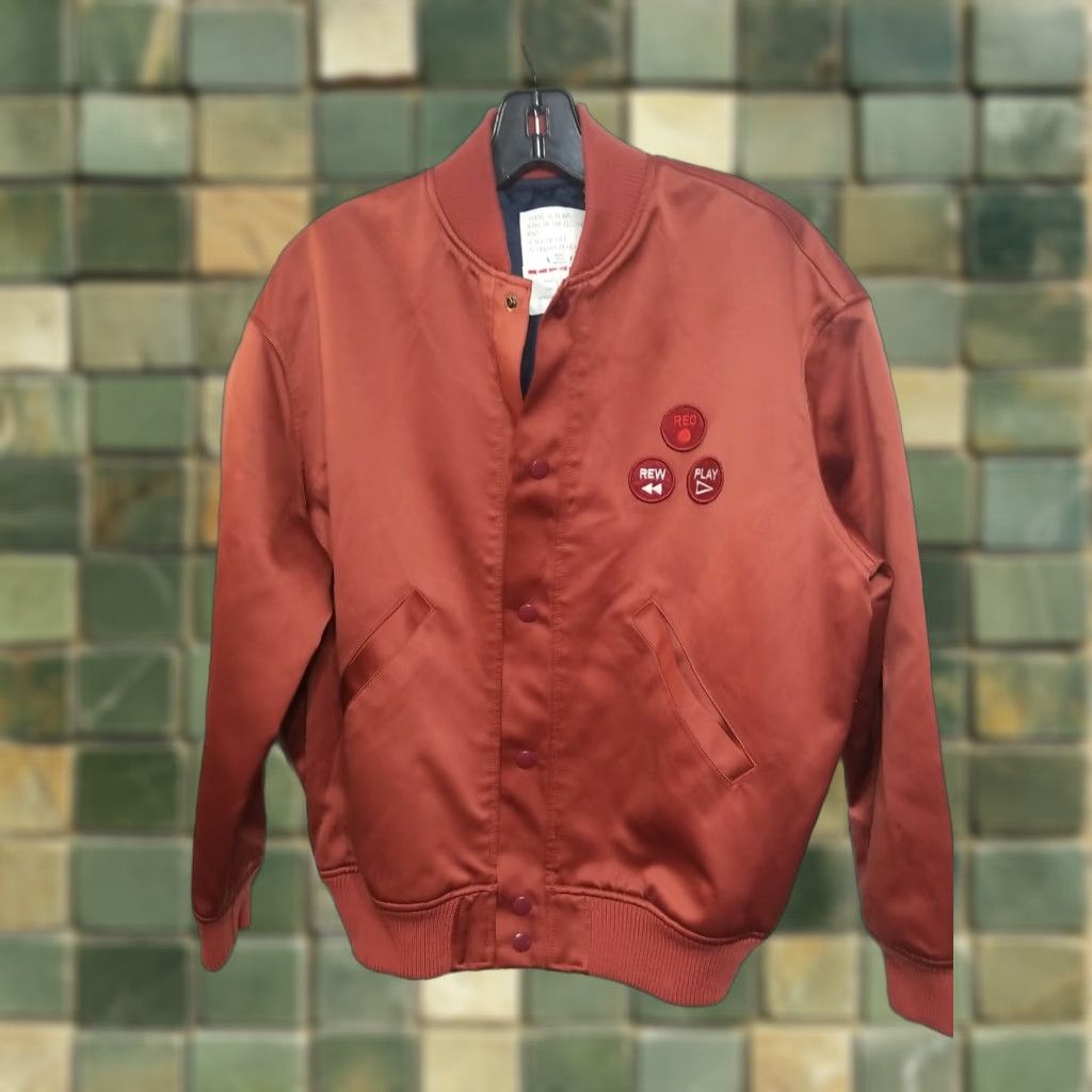 MOUSSY VINTAGE Moussy Jacket Past Covers Bomber jacket Women's One Size FREE Jackets Short Sleeve Red MOUSSY Past Covers Womens Regular One Size Jacket Size ONE SIZE - 1 Thumbnail