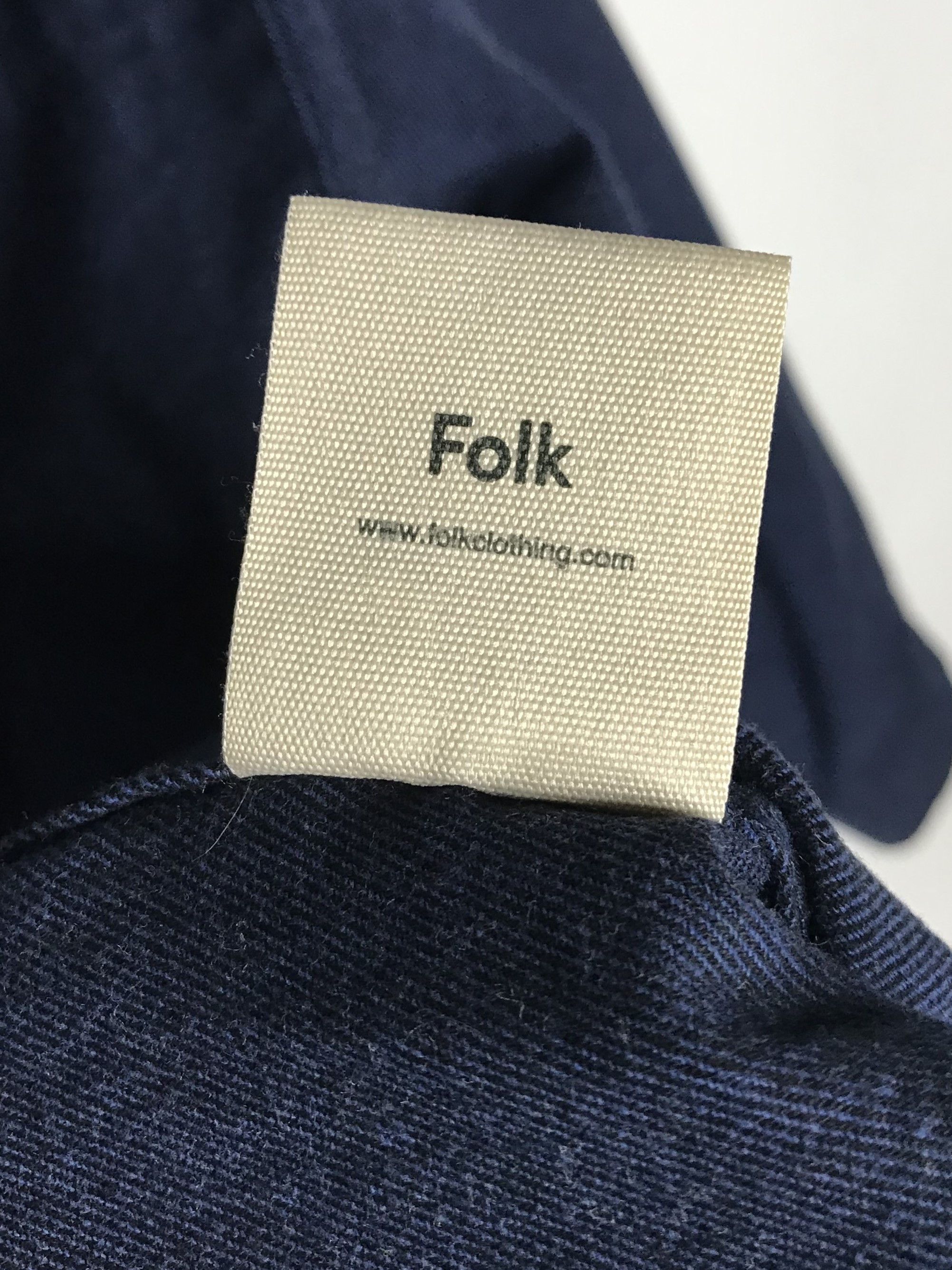 Folk Folk Button Shirt Long sleeve Mens Sz M Navy Size US M / EU 48-50 / 2 - 7 Thumbnail