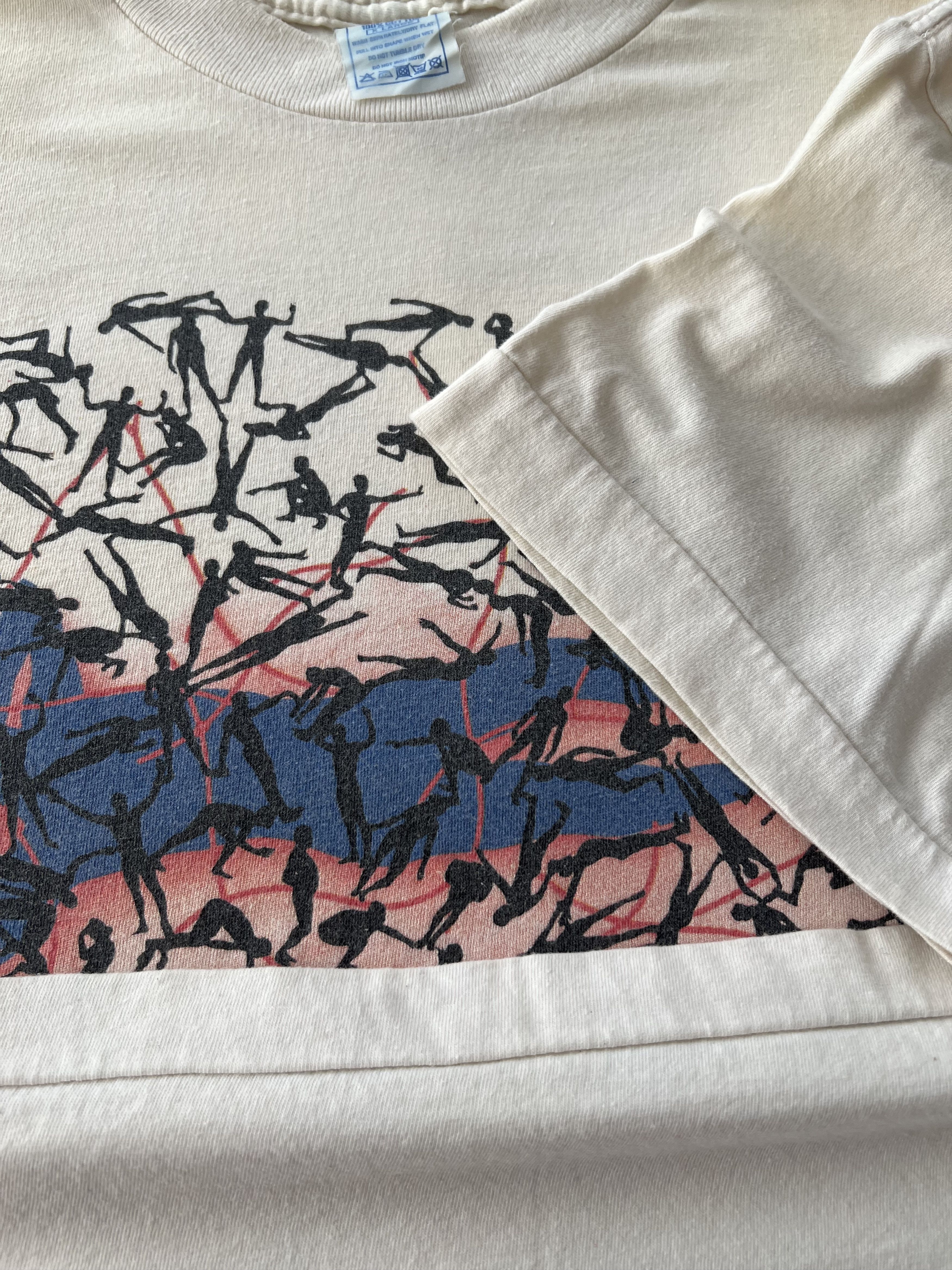 Band Tees Vintage 1992 Peter Gabriel Blood of Eden Art White T-shirt Size US XL / EU 56 / 4 - 6 Thumbnail