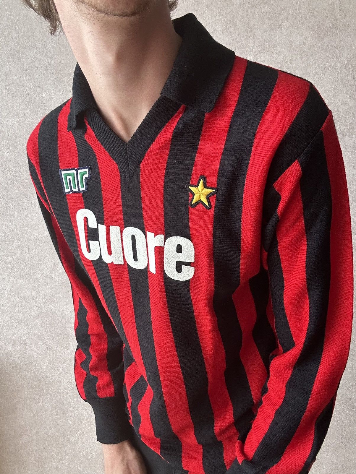 Other VERY RARE 1983/84 Ac Milan Long Sleeve Soccer Jersey Size US M / EU 48-50 / 2 - 3 Thumbnail