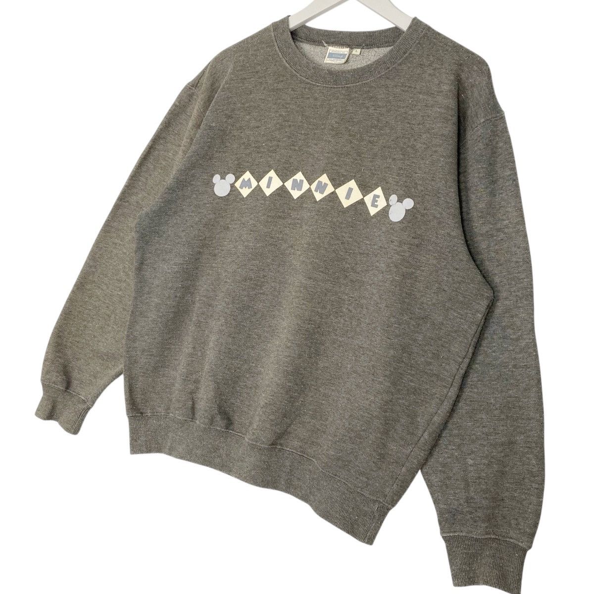 Vintage Disneyland Minnie Crewneck Sweatshirt Gray Size L Sweatshirts Hoodies