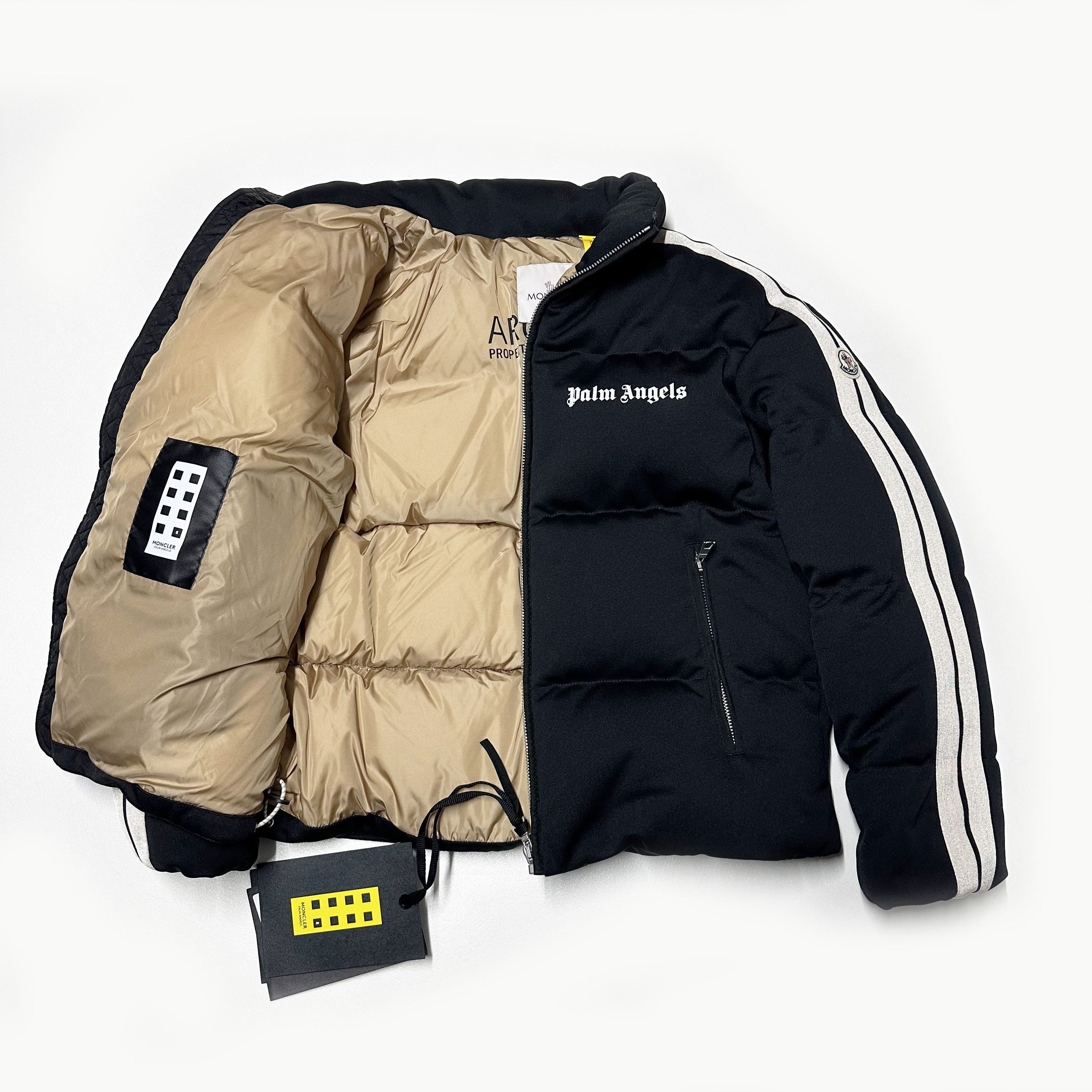 Moncler × Palm Angels Moncler Palm Angels 1 2 M Medium rodman jacket black puffer Size US M / EU 48-50 / 2 - 3 Thumbnail