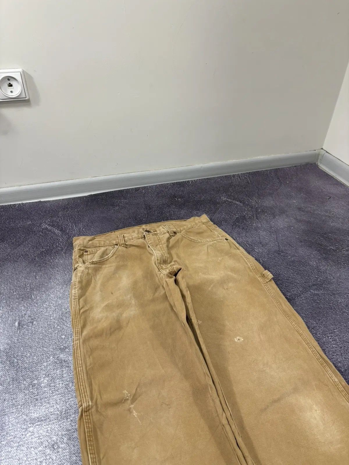 Dickies × Vintage Vintage Dickies Y2K Mustard Carpenter Work Hype Pants Jeans Size US 32 / EU 48 - 7 Thumbnail