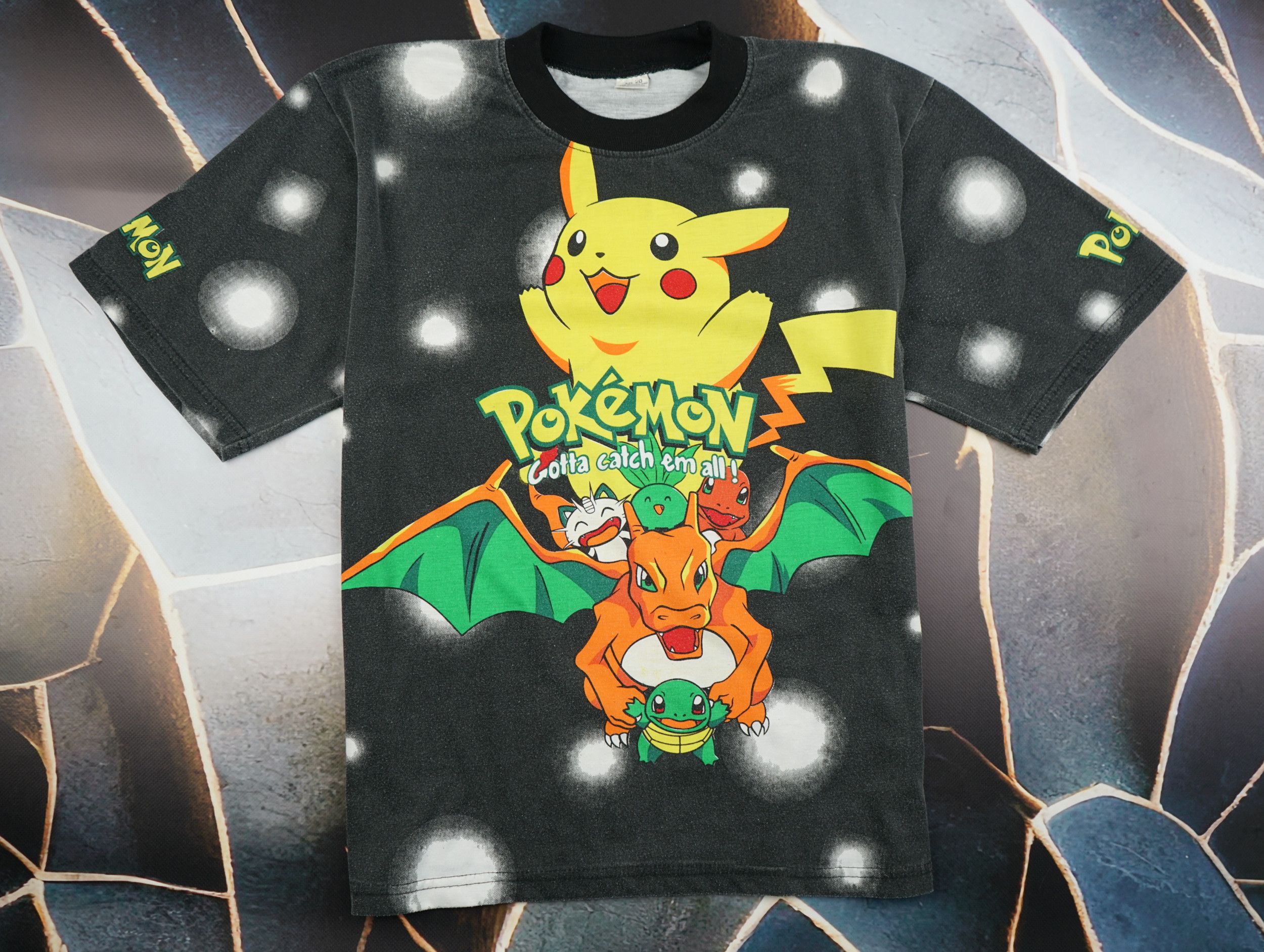 Anime × Cartoon Network × Vintage Vintage 90s Pokemon T-Shirt All Over Print Size US S / EU 44-46 / 1 - 1 Thumbnail
