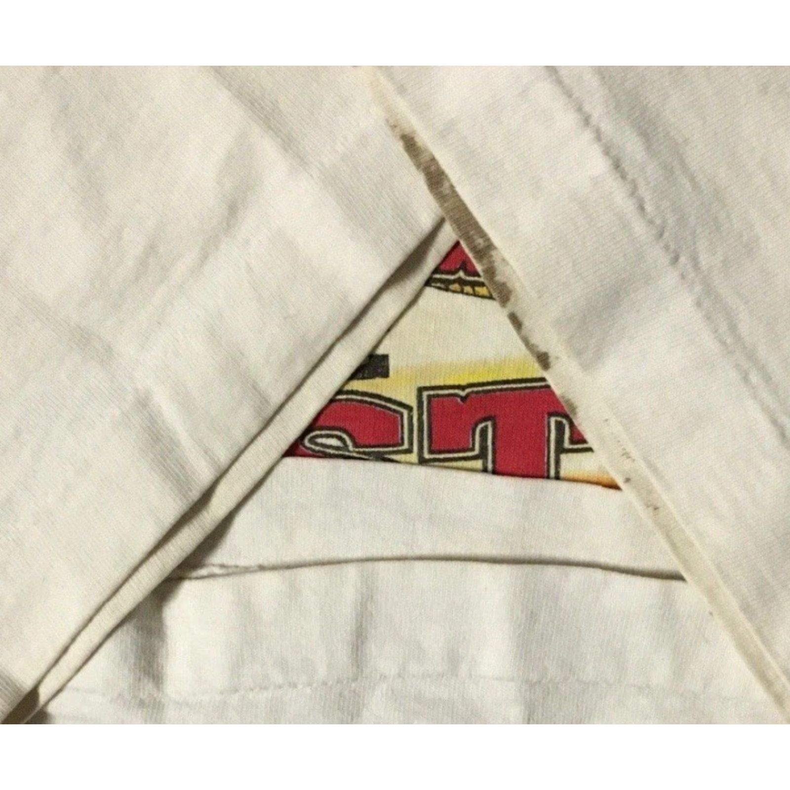Vintage VINTAGE 90s Arizona Festival Of The West Faded Distress Shirt XL White Men T-Shirt Grunge Sun Palm Trees Beach Southwestern Cactus Sketch Size US XL / EU 56 / 4 - 4 Thumbnail