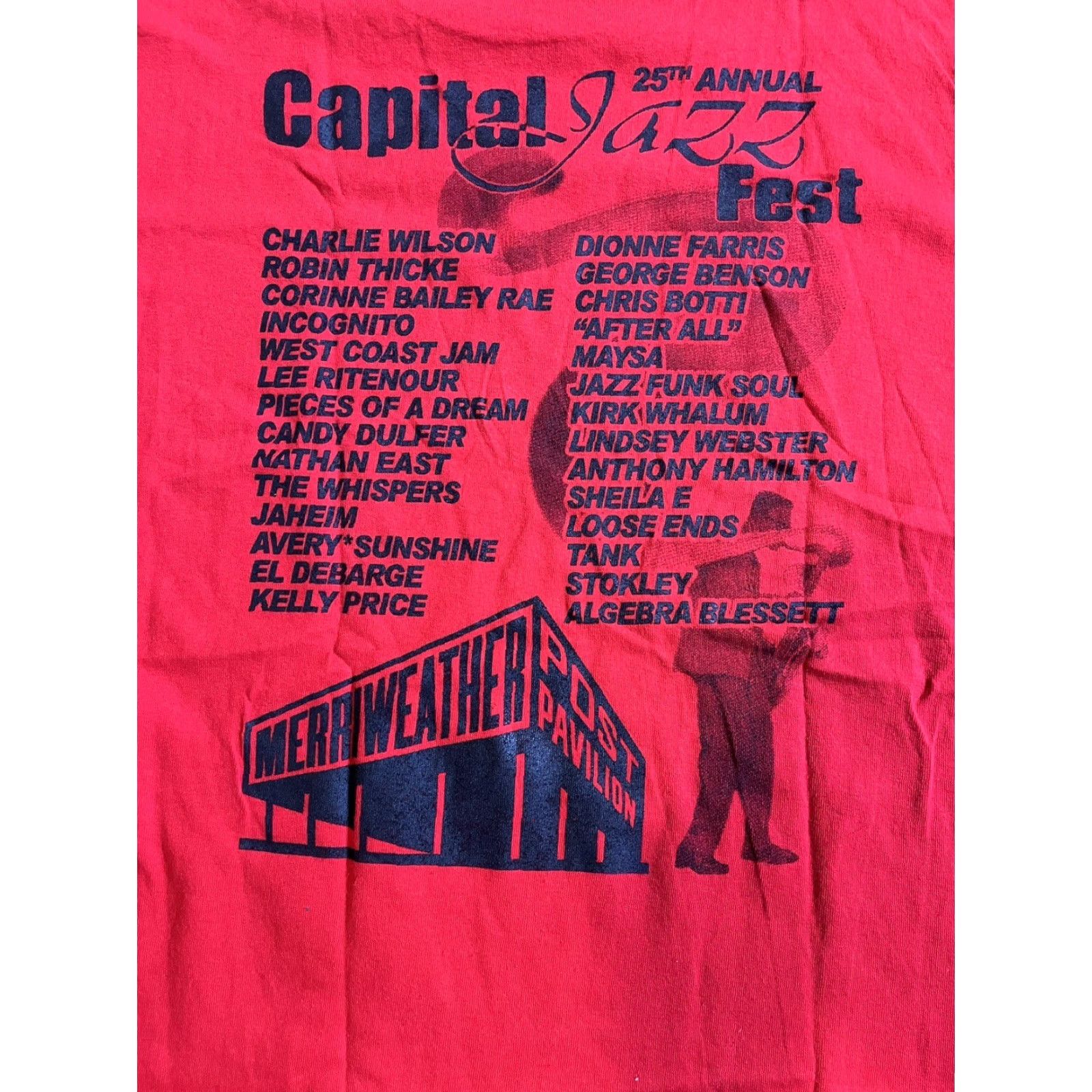 Vintage VINTAGE Capital Jazz Fest 2017 Shirt Men’s Large Red Size US L / EU 52-54 / 3 - 5 Thumbnail