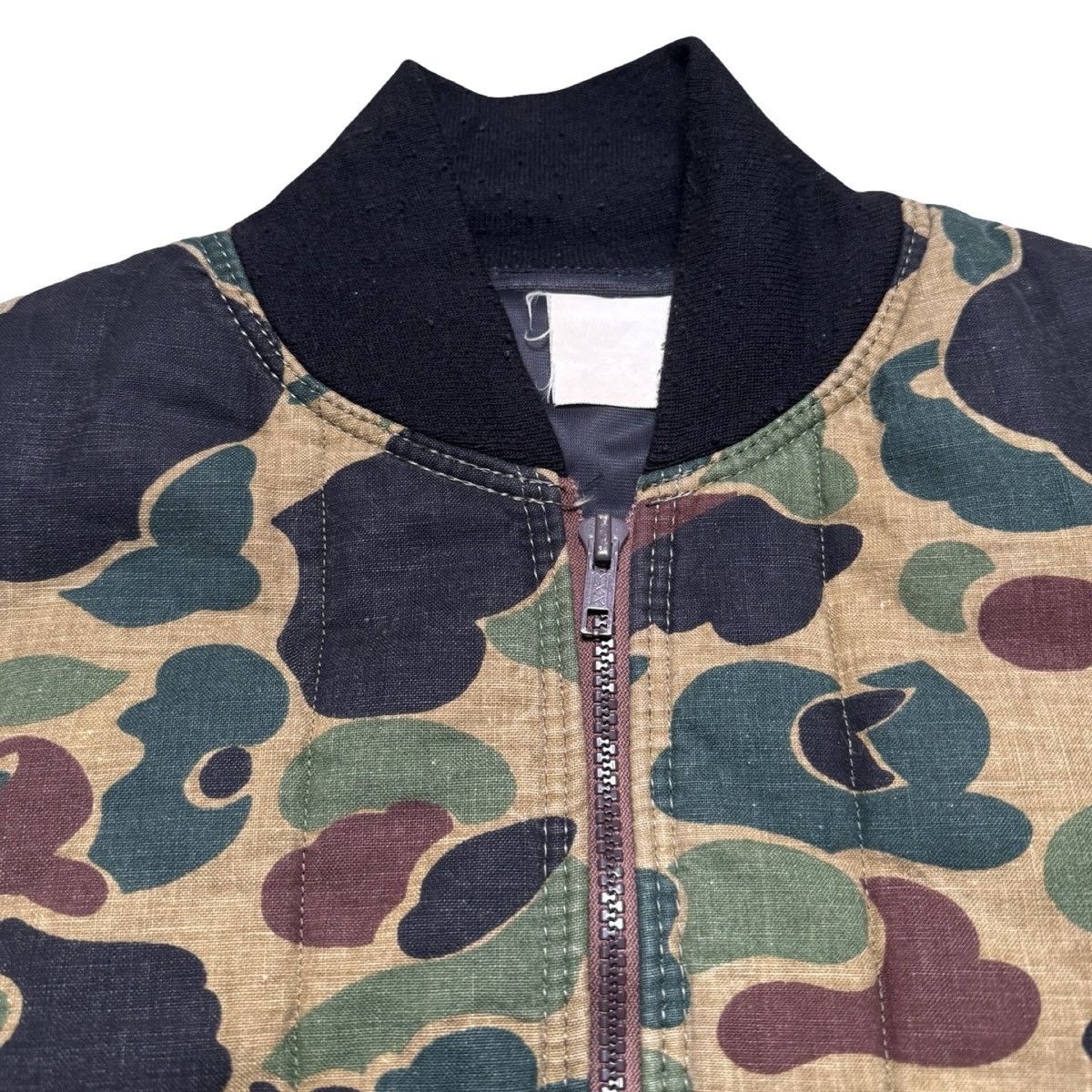Other Vintage 60s Woodland Duck Camouflage Hunting Vest YKK l Size US L / EU 52-54 / 3 - 3 Thumbnail
