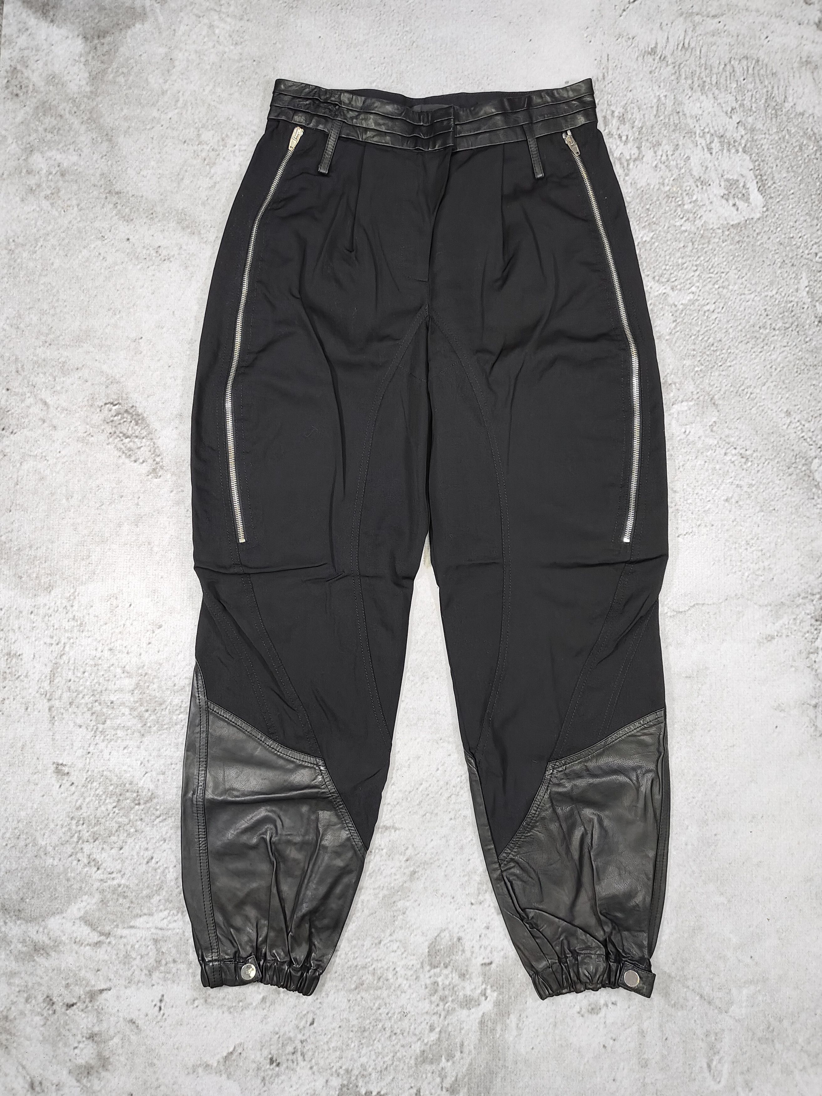 Alexander Wang Alexander Wang-Techwear Gothic Minimalist Zipper Panel Pants Size US 30 / EU 46 - 1 Thumbnail
