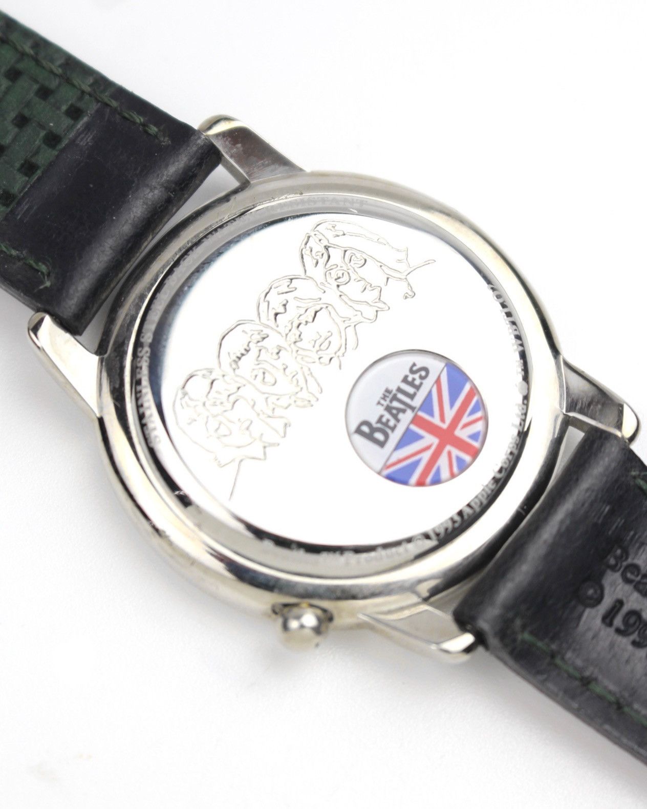 Vintage 1993 THE BEATLES APPLE CORPS LTD. WATCH WITH WOODEN CASE Size ONE SIZE - 6 Thumbnail