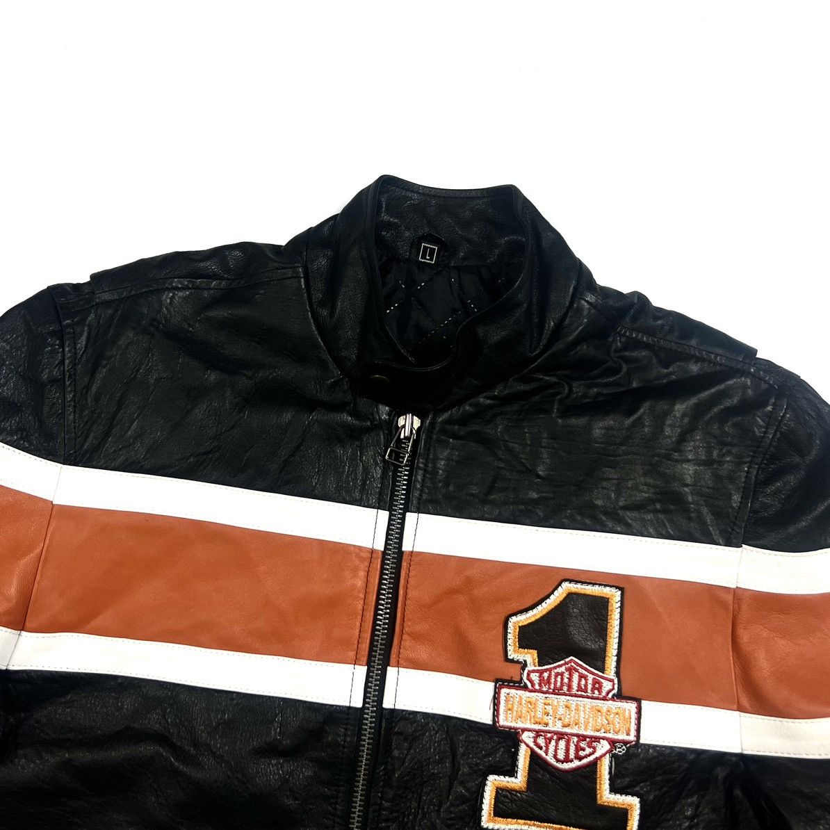Harley Davidson × Vintage Vintage Harley Davidson Embroidered Logo Jacket Size L Size US L / EU 52-54 / 3 - 6 Thumbnail