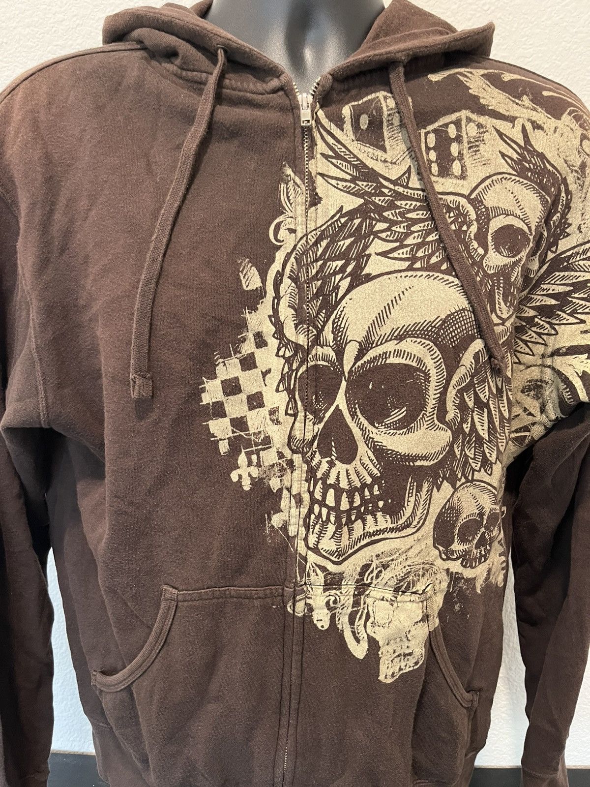 Vintage Y2K grunge cyber punk hoodie Size US M / EU 48-50 / 2 - 3 Thumbnail