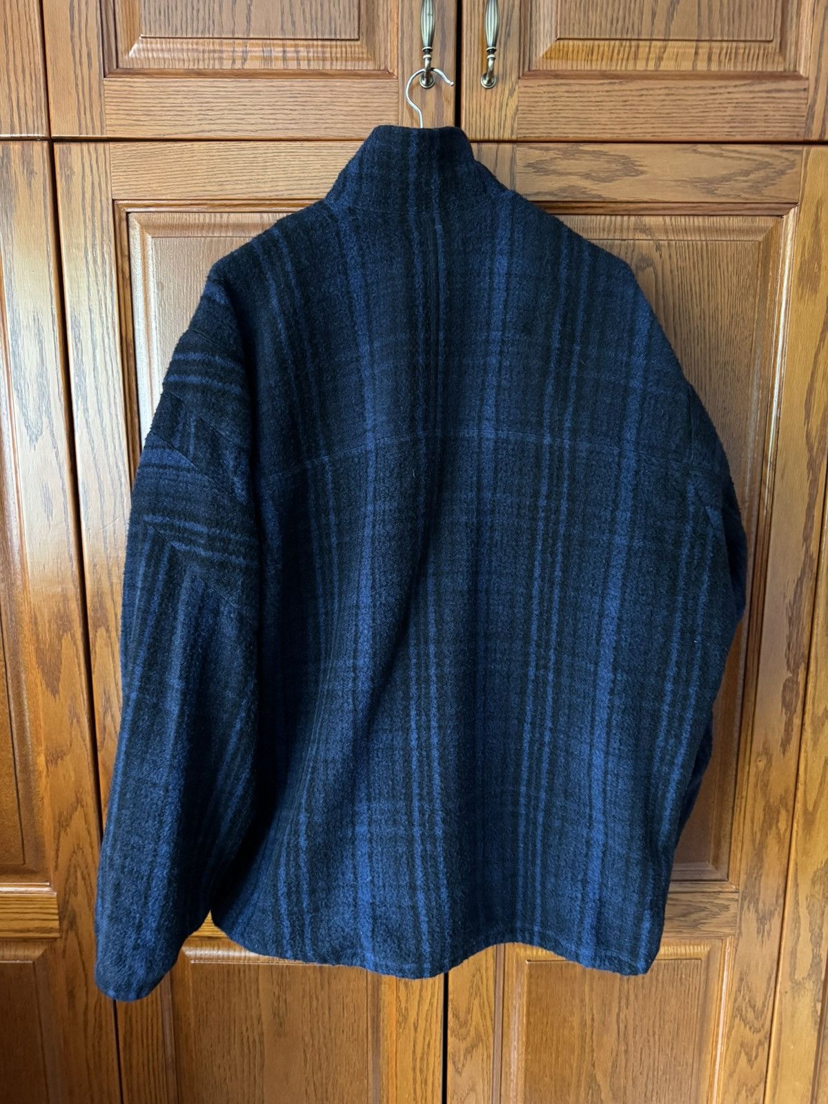 Balenciaga Balenciaga Sporty B Plaid Fleece Jacket Size US M / EU 48-50 / 2 - 2 Thumbnail