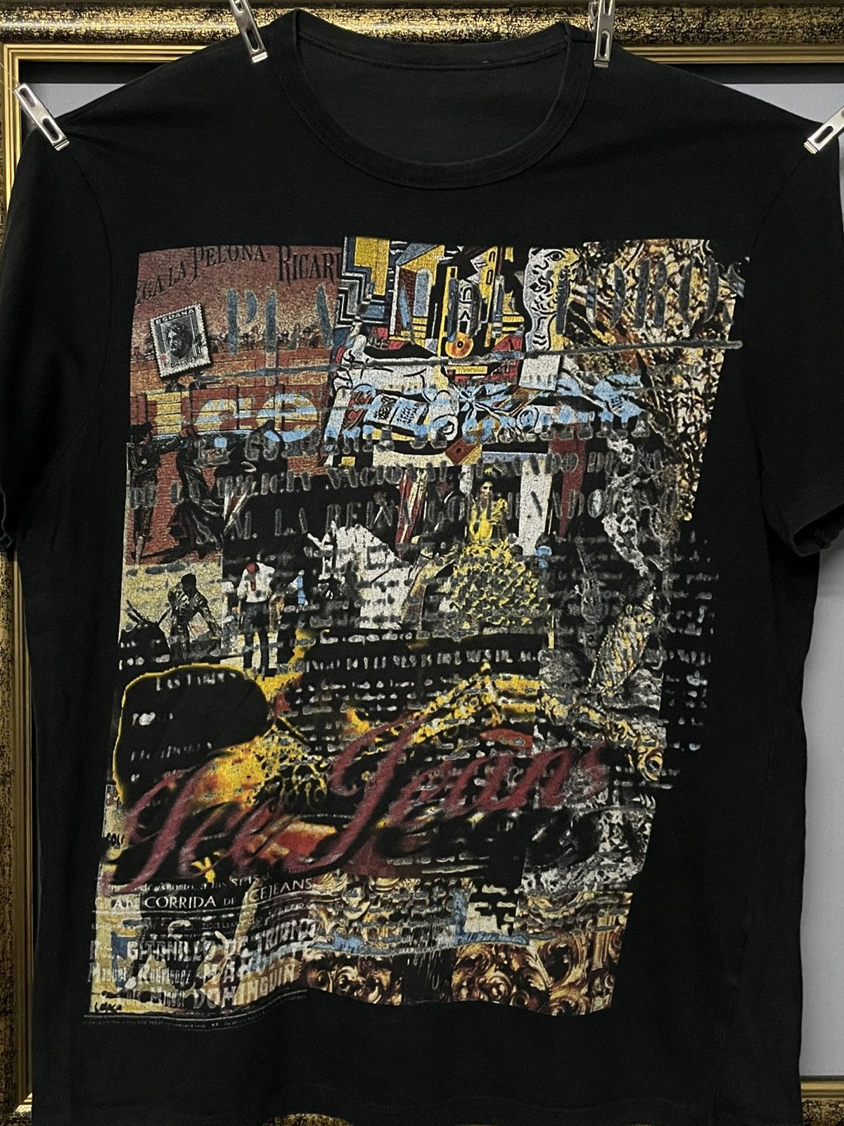 Designer × Japanese Brand × Vintage Vintage 1990s Japan Designer Full Print Art Abnormal Tshirt Size US M / EU 48-50 / 2 - 3 Thumbnail