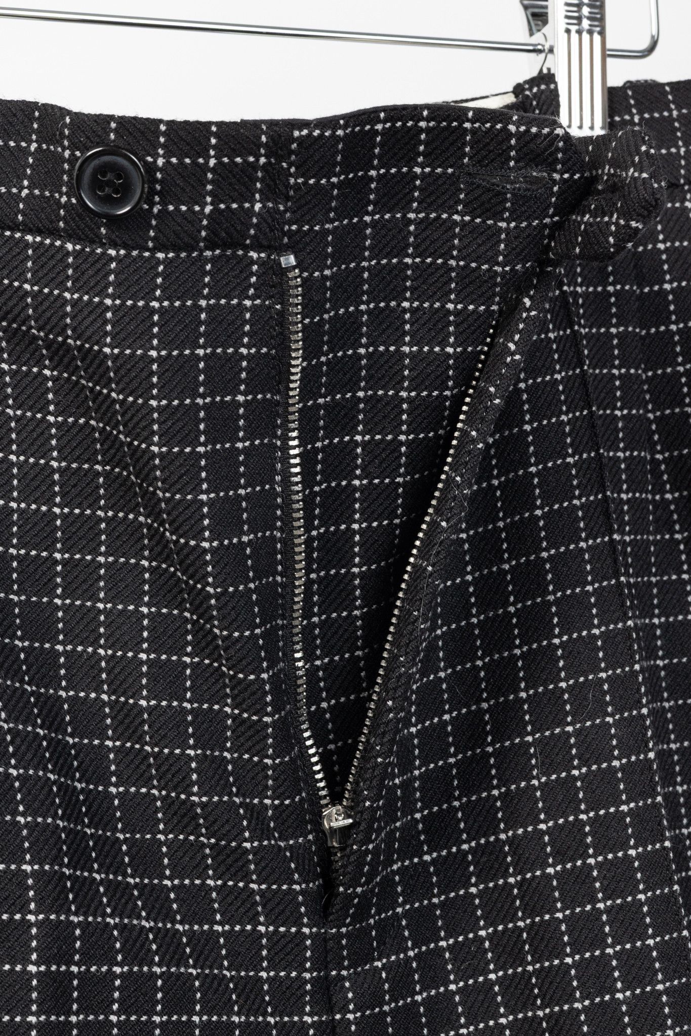 Isabel Marant Isabel Marant Lola Black Checked Wool Cropped Trousers Size 30" / US 8 / IT 44 - 9 Thumbnail