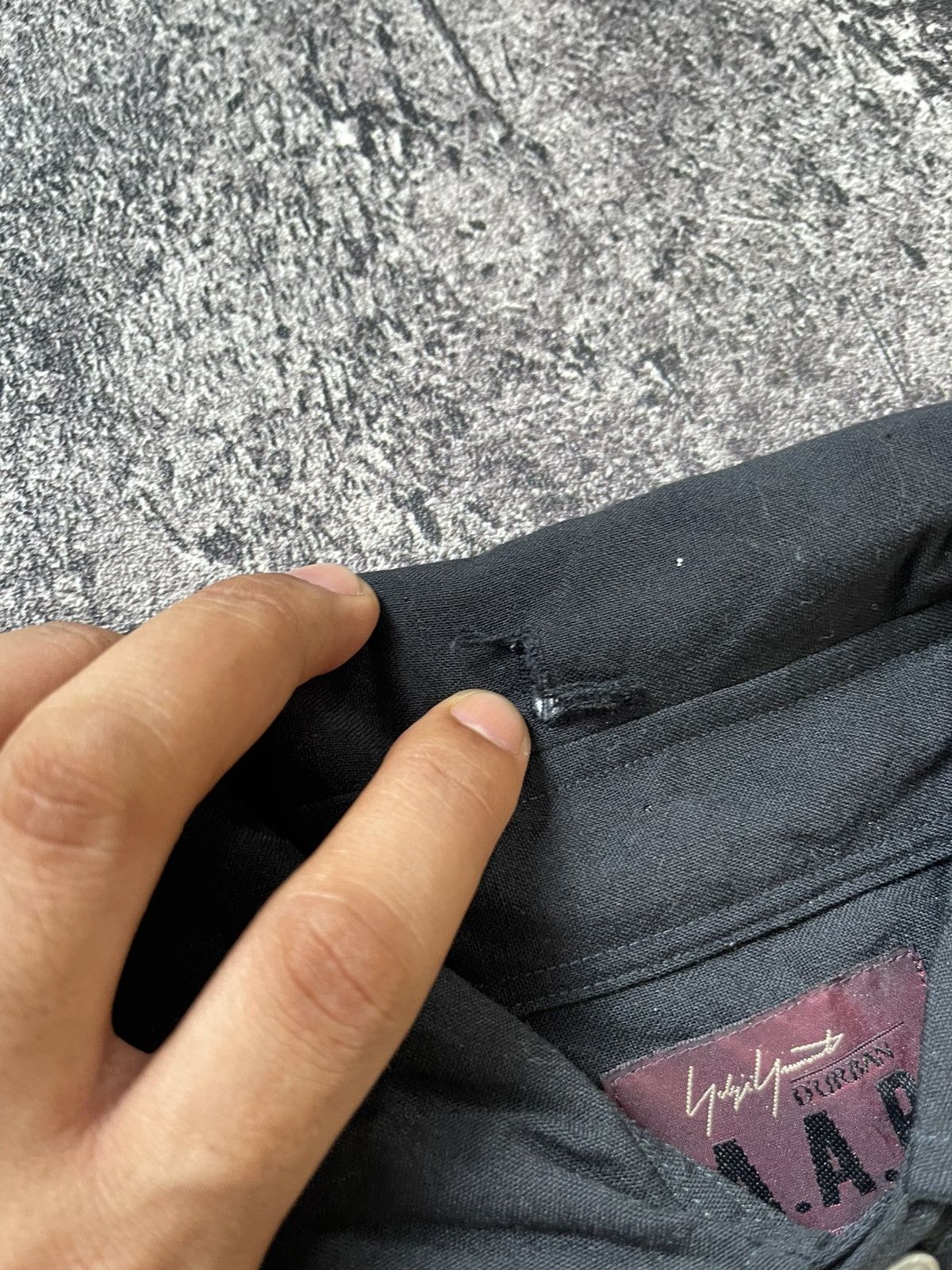 Yohji Yamamoto Vintage Yohji Yamamoto Durban A.A.R Black Shirt Size US L / EU 52-54 / 3 - 7 Thumbnail