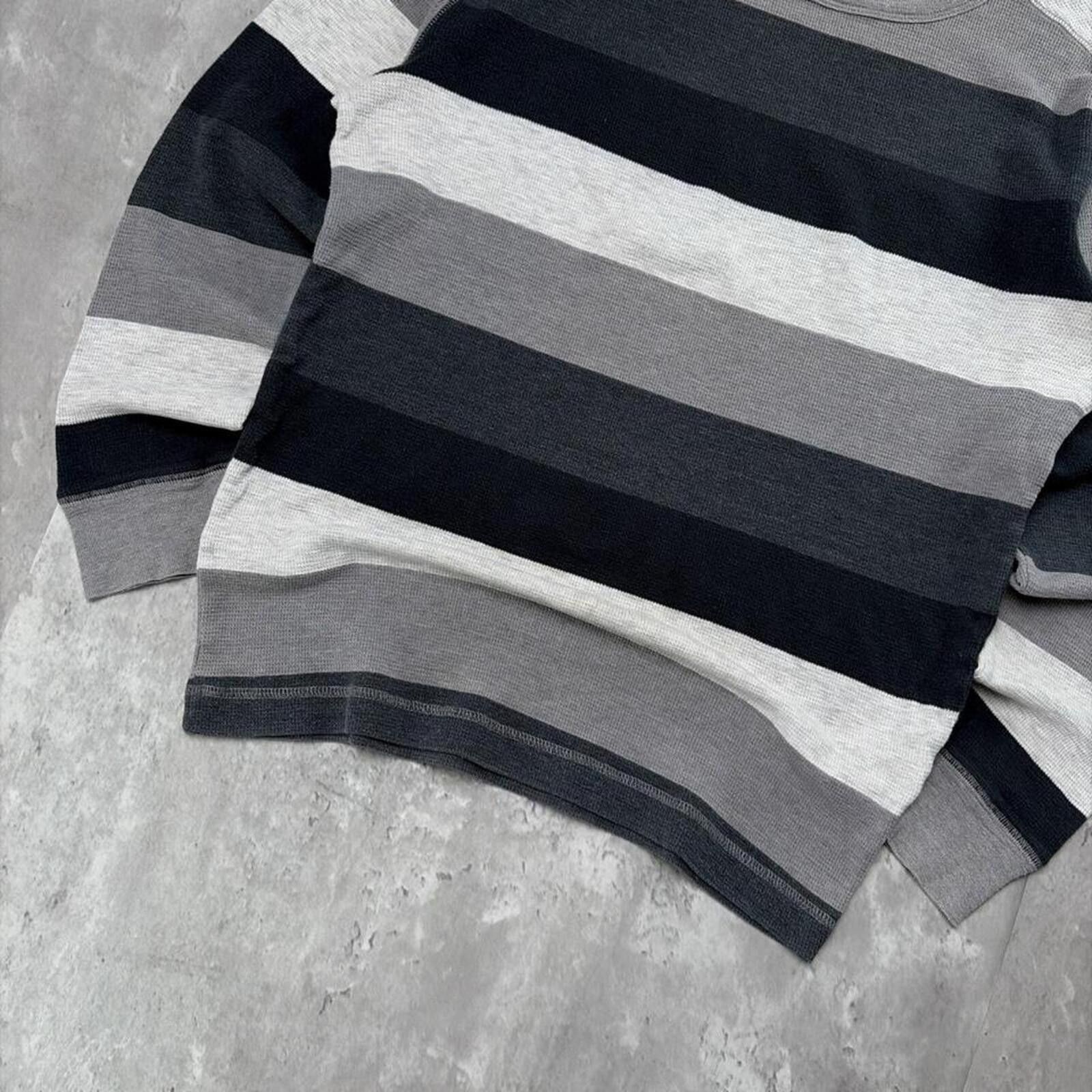 Other Y2K Blind Rooster Grunge Striped Long Sleeve Thermal Shirt Size US L / EU 52-54 / 3 - 4 Thumbnail