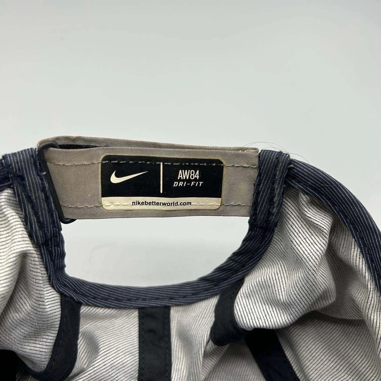 Nike Nike AW84 Dri-Fit Hat Men Blue Striped Strap Back Cap Size ONE SIZE - 3 Thumbnail