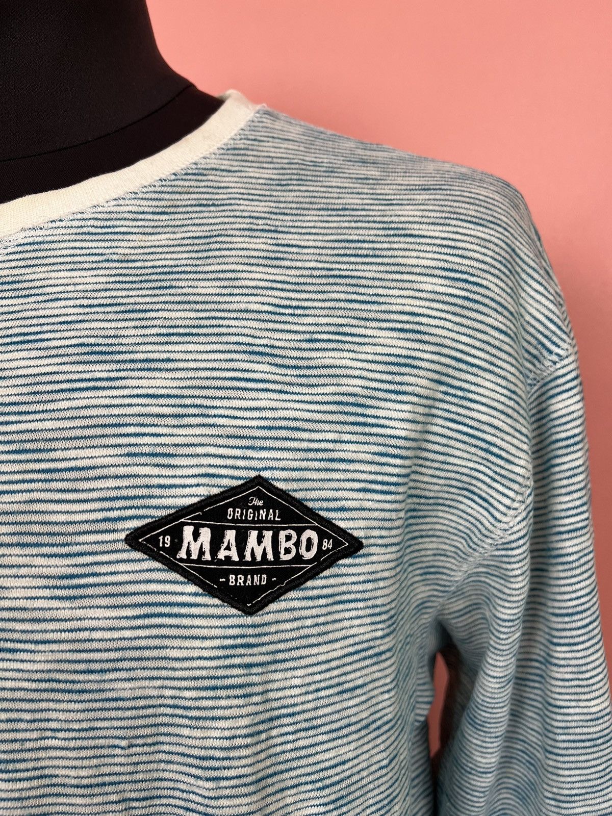 Vintage Mambo long sleeve tee casual vintage streped casual Size US XXL / EU 58 / 5 - 6 Thumbnail