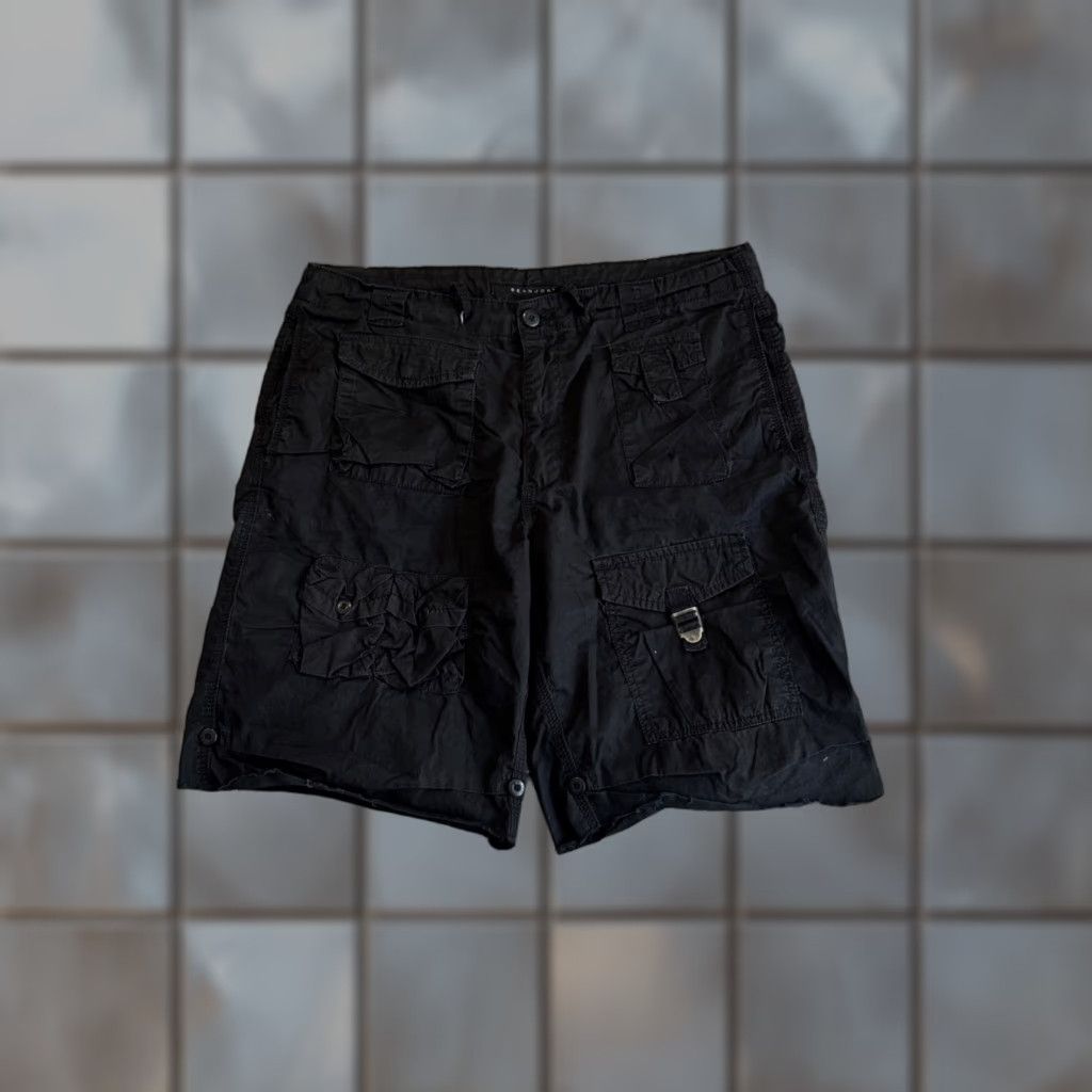 Sean John VINTAGE Sean John Cargo Shorts Men 36 Black Cropped 00’s Y2K Size US 36 / EU 52 - 1 Thumbnail