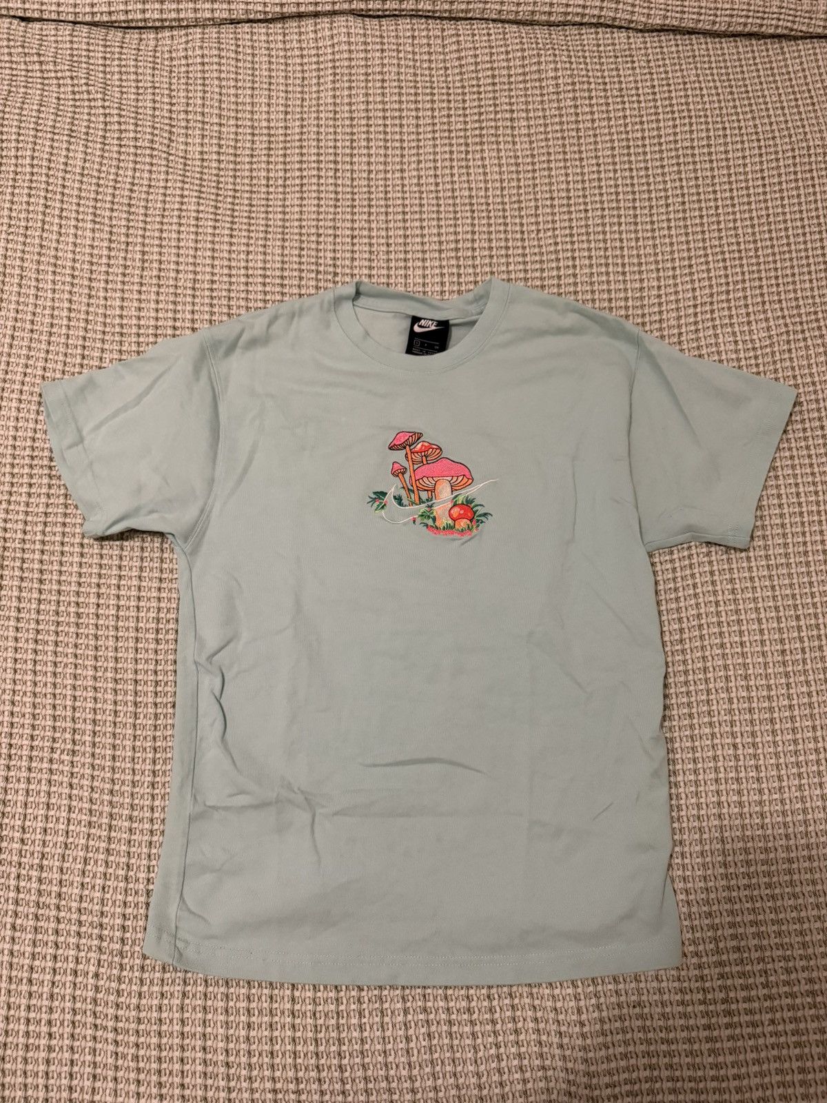 Nike Nike Mushroom Embroidered Graphic Tee | Light Blue Size US S / EU 44-46 / 1 - 1 Thumbnail