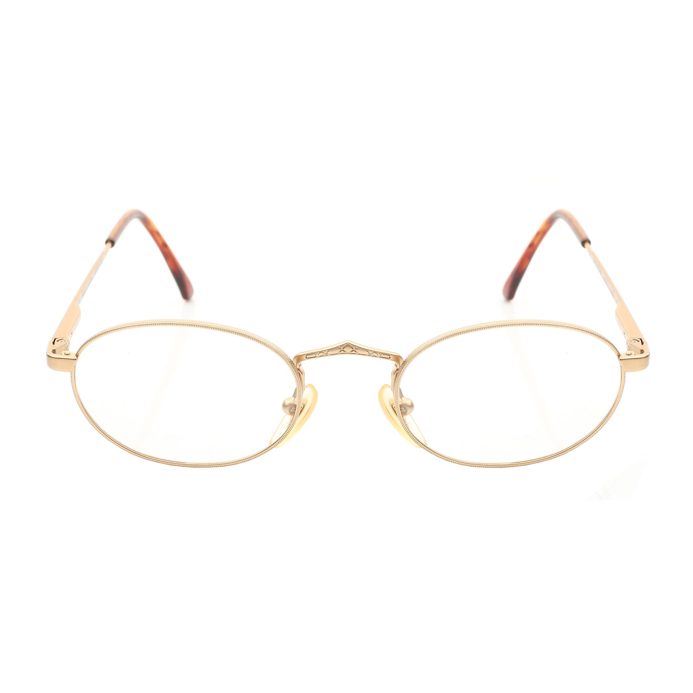 Ralph Lauren '90s Gold Oval Glasses