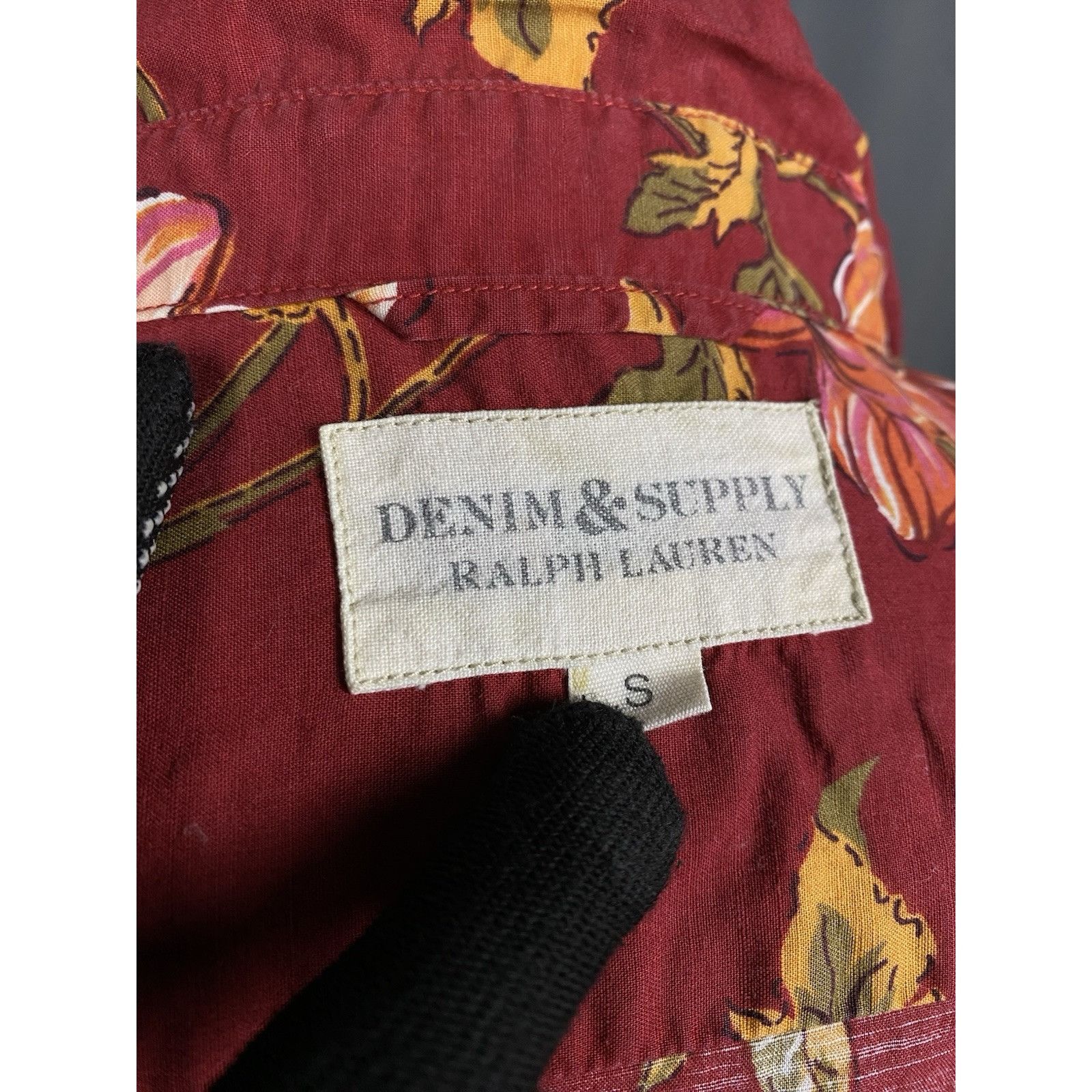 Denim & Supply Ralph Lauren Ralph Lauren Denim&Supply Men's Floral Red Short Sleeve Hawa Size US S / EU 44-46 / 1 - 10 Thumbnail