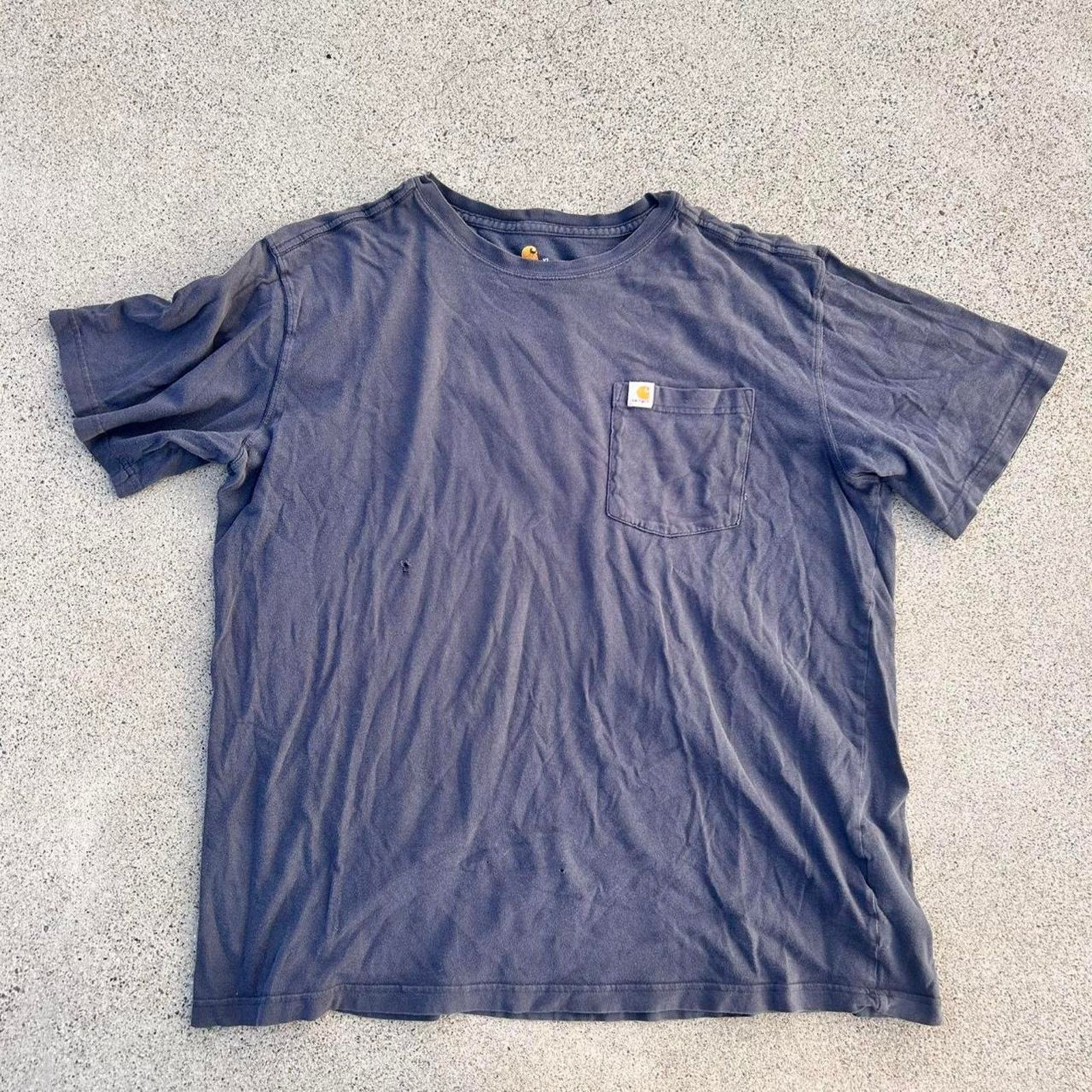 Carhartt 2000s carhartt pocket tee heavyweight shirt Size US XL / EU 56 / 4 - 1 Thumbnail